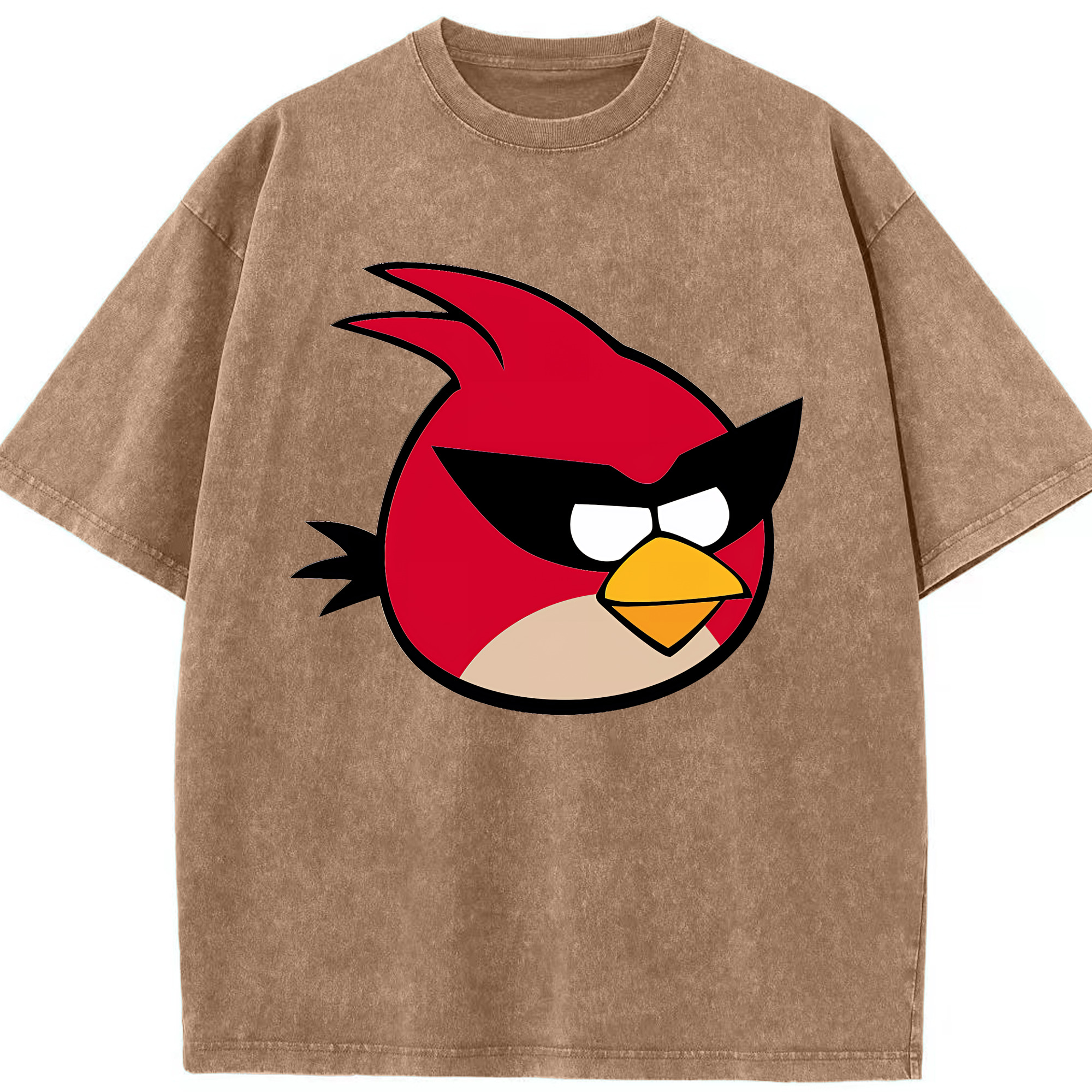 （画像用） Angry Birds アングリーバード 綿100% ヴィンテージ風 半袖Tシャツ（フロントプリント）