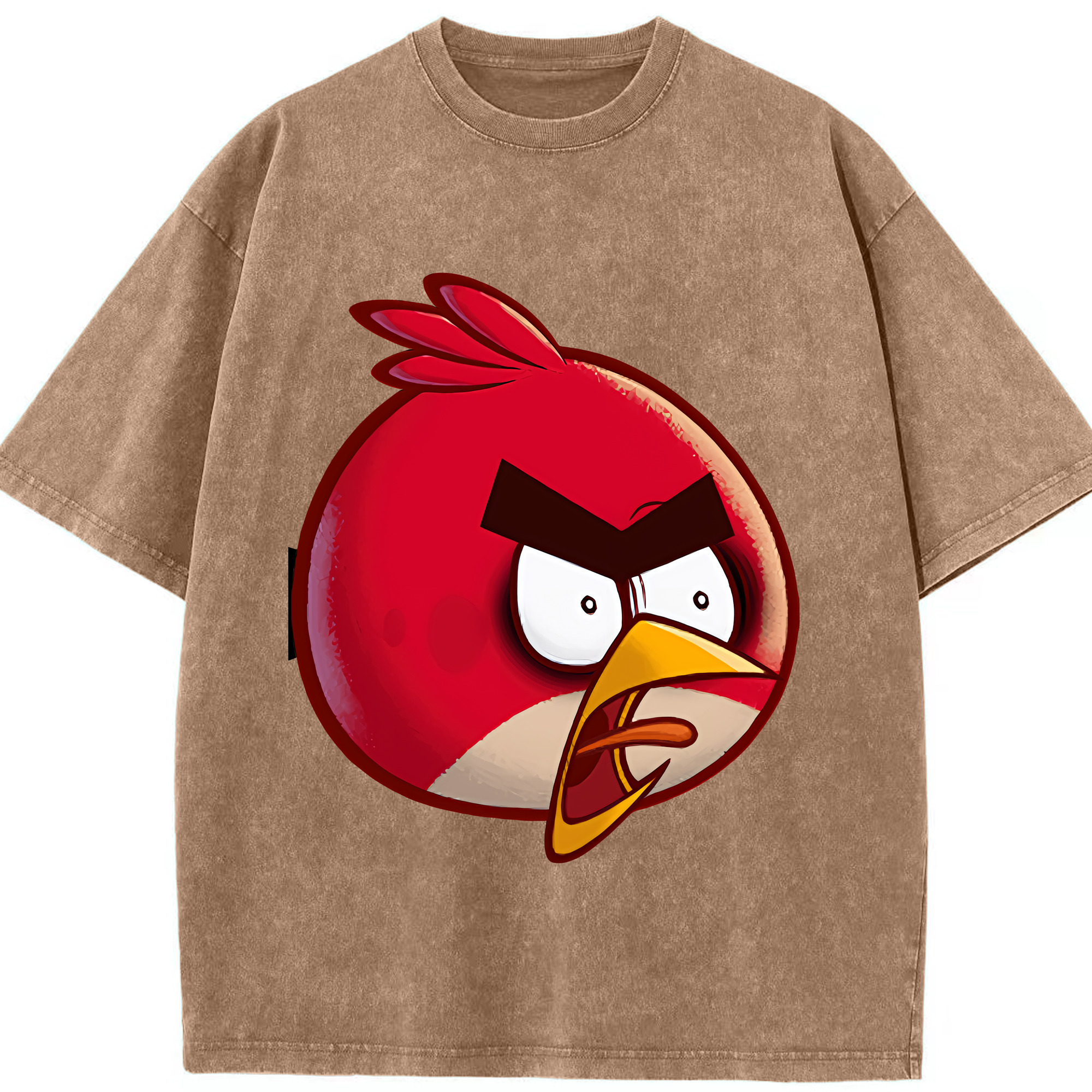 （画像用） Angry Birds アングリーバード 綿100% ヴィンテージ風 半袖Tシャツ（フロントプリント）
