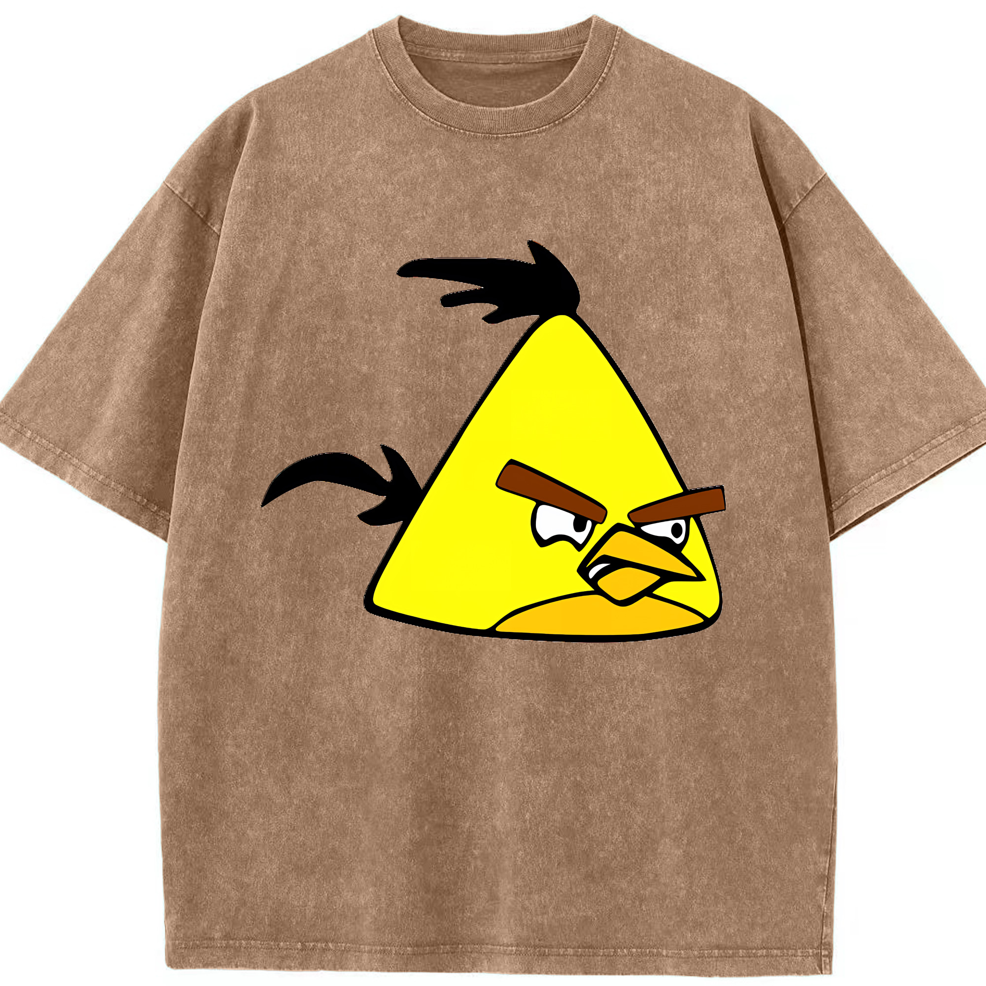 （画像用） Angry Birds アングリーバード 綿100% ヴィンテージ風 半袖Tシャツ（フロントプリント）