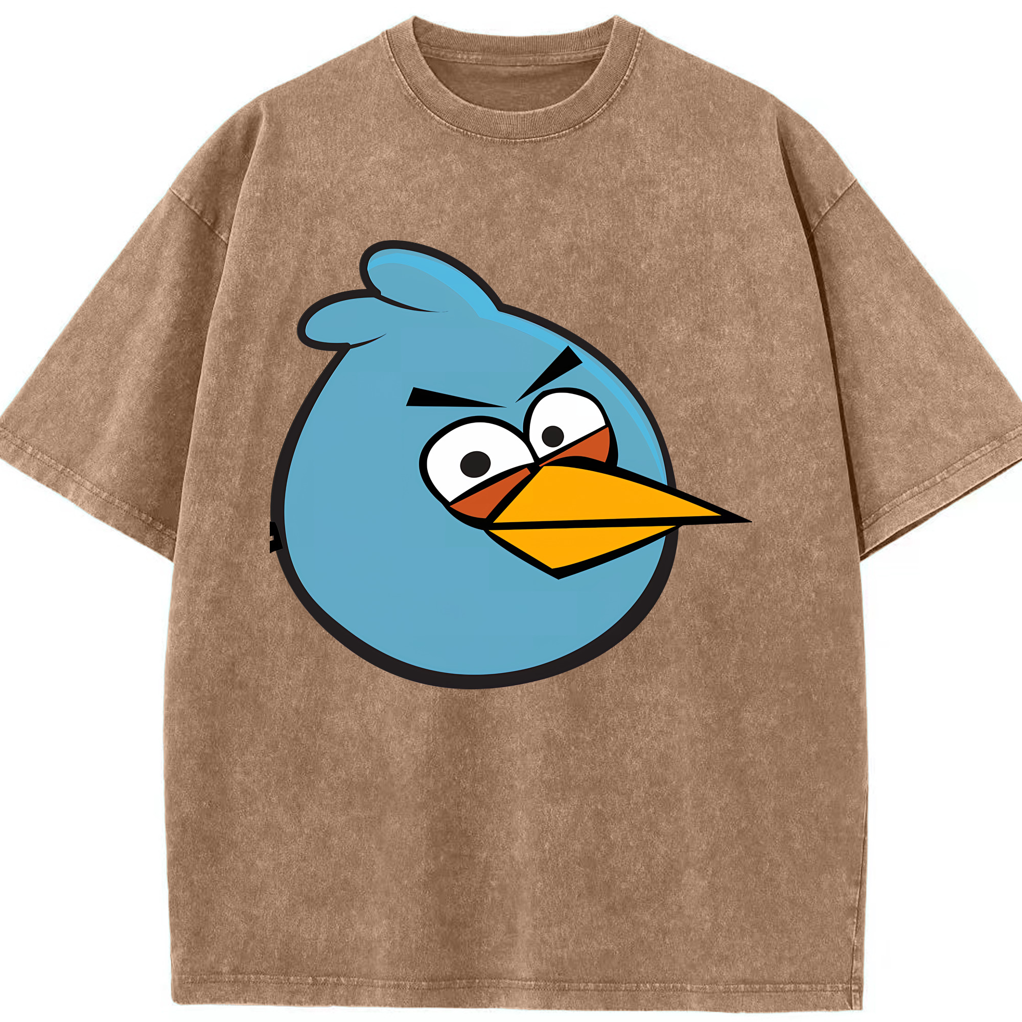 （画像用） Angry Birds アングリーバード 綿100% ヴィンテージ風 半袖Tシャツ（フロントプリント）