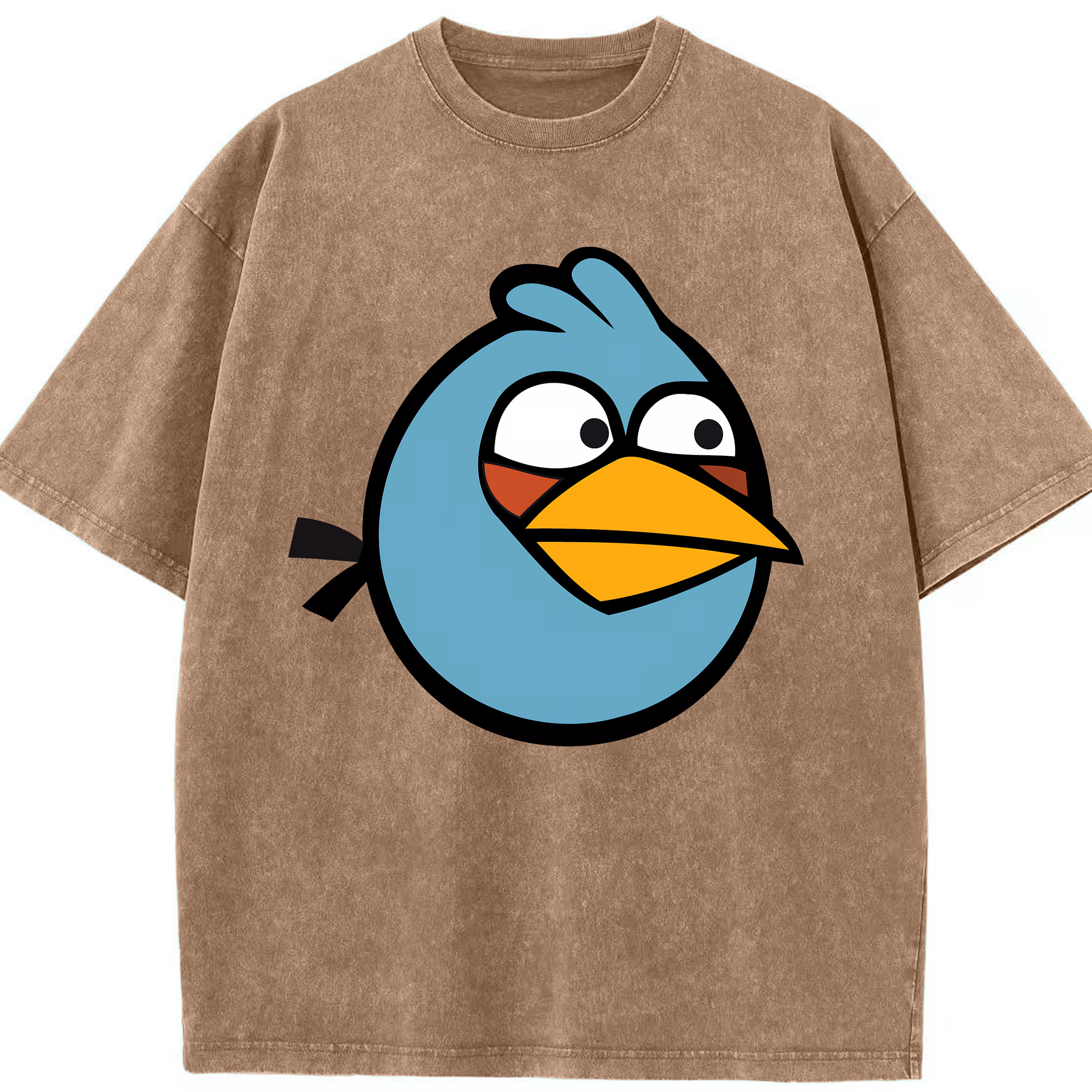 （画像用） Angry Birds アングリーバード 綿100% ヴィンテージ風 半袖Tシャツ（フロントプリント）