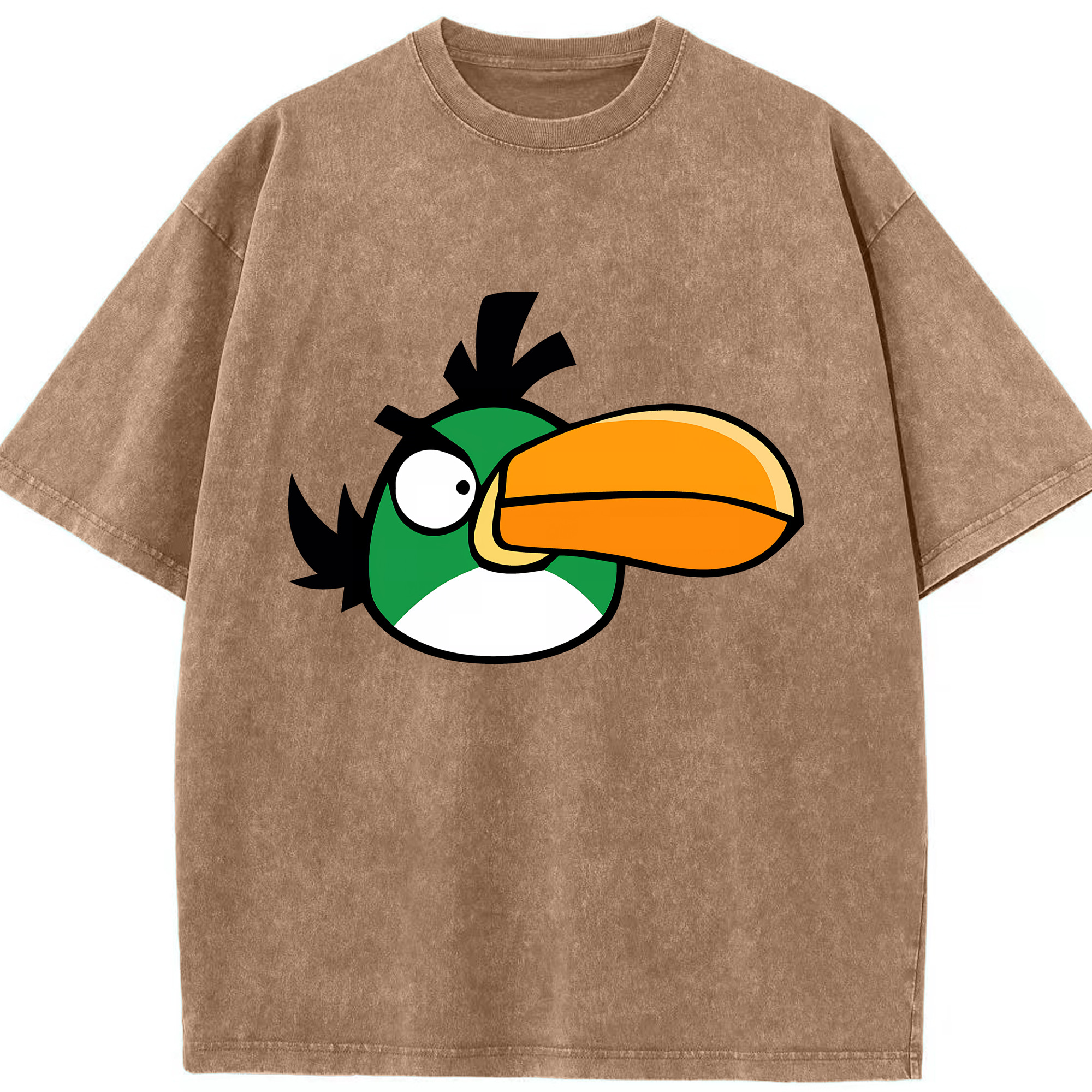（画像用） Angry Birds アングリーバード 綿100% ヴィンテージ風 半袖Tシャツ（フロントプリント）