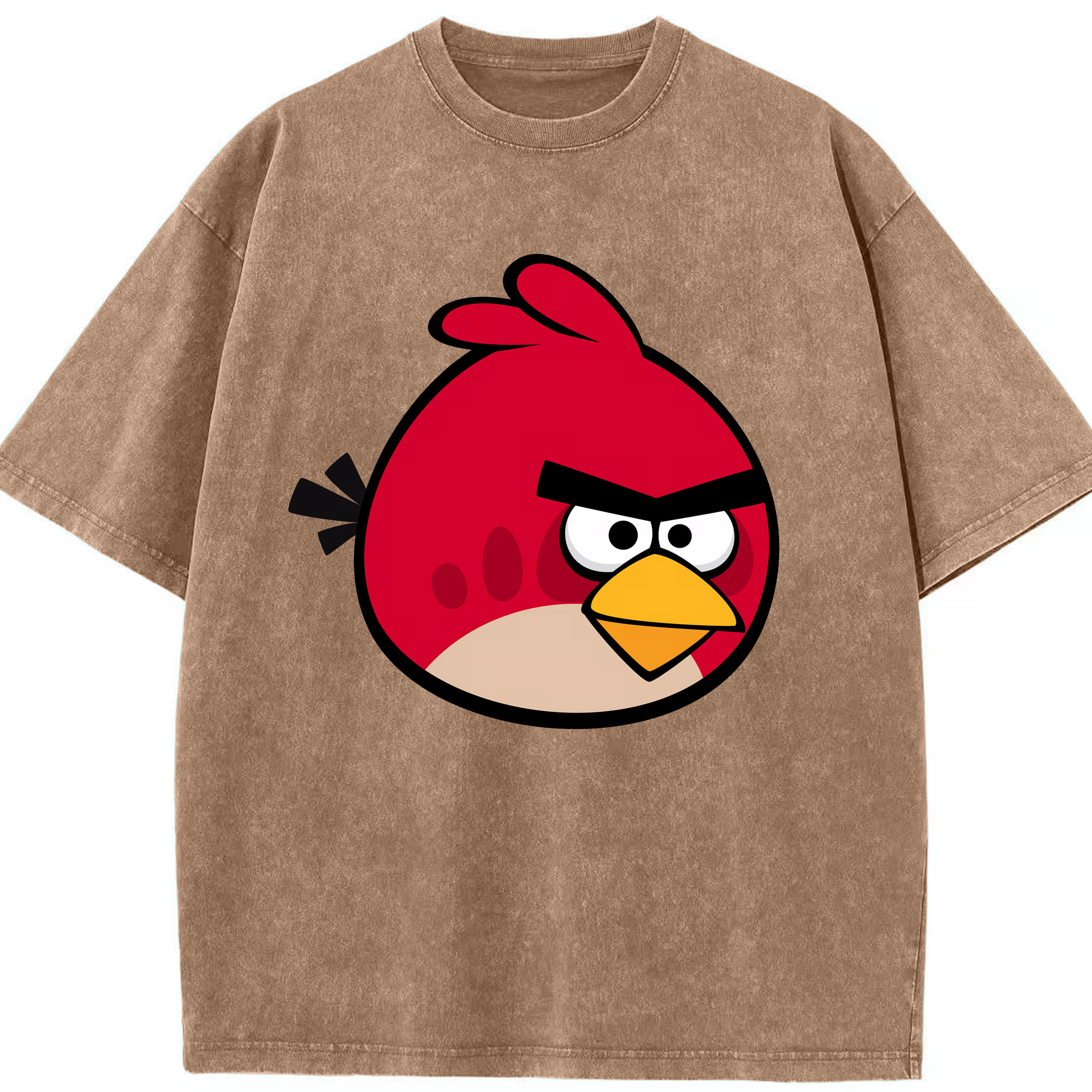 （画像用） Angry Birds アングリーバード 綿100% ヴィンテージ風 半袖Tシャツ（フロントプリント）