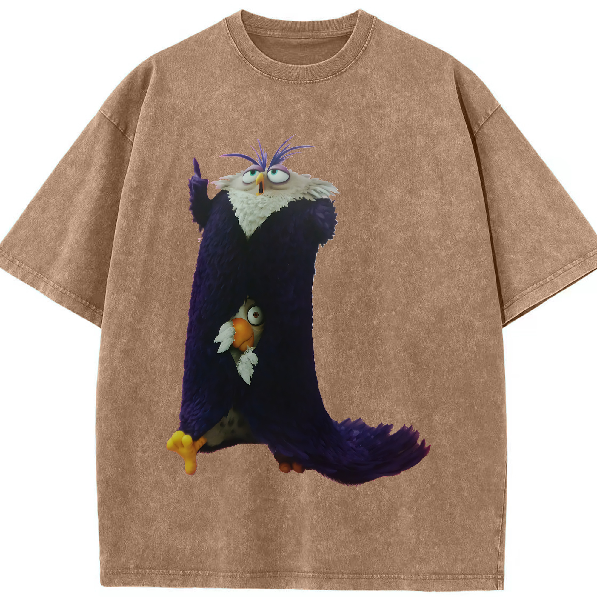 （画像用） Angry Birds アングリーバード 綿100% ヴィンテージ風 半袖Tシャツ（フロントプリント）