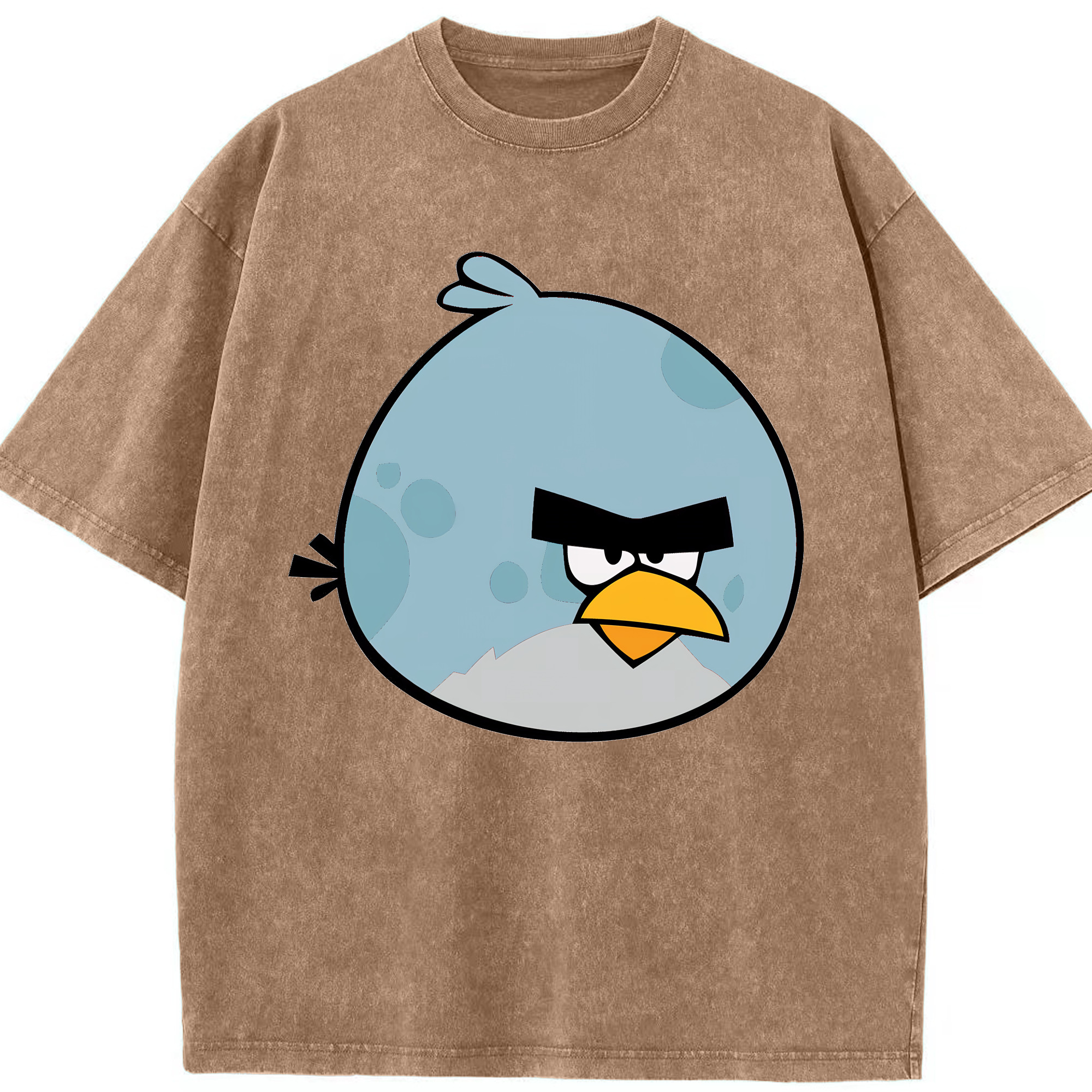 （画像用） Angry Birds アングリーバード 綿100% ヴィンテージ風 半袖Tシャツ（フロントプリント）