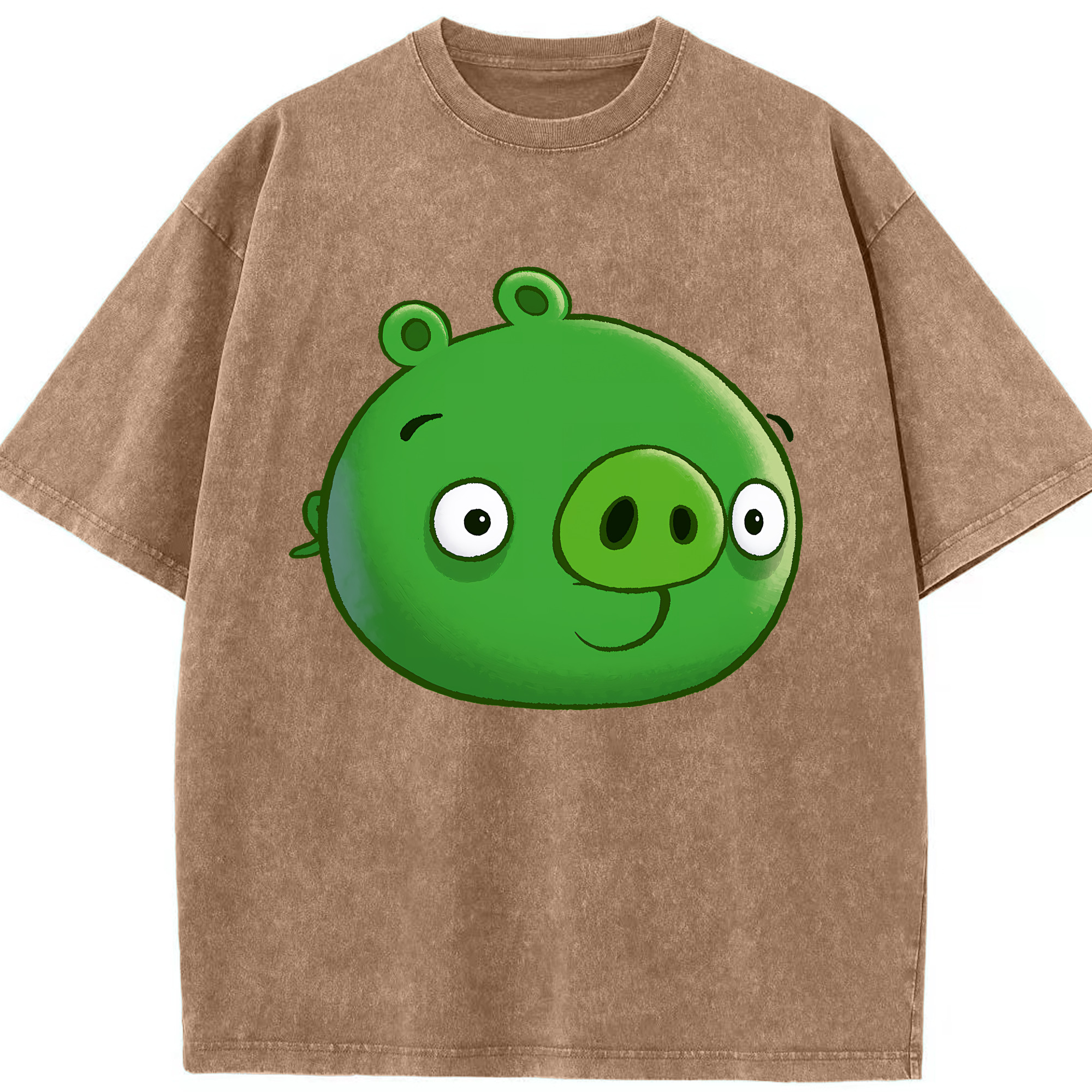 （画像用） Angry Birds アングリーバード 綿100% ヴィンテージ風 半袖Tシャツ（フロントプリント）