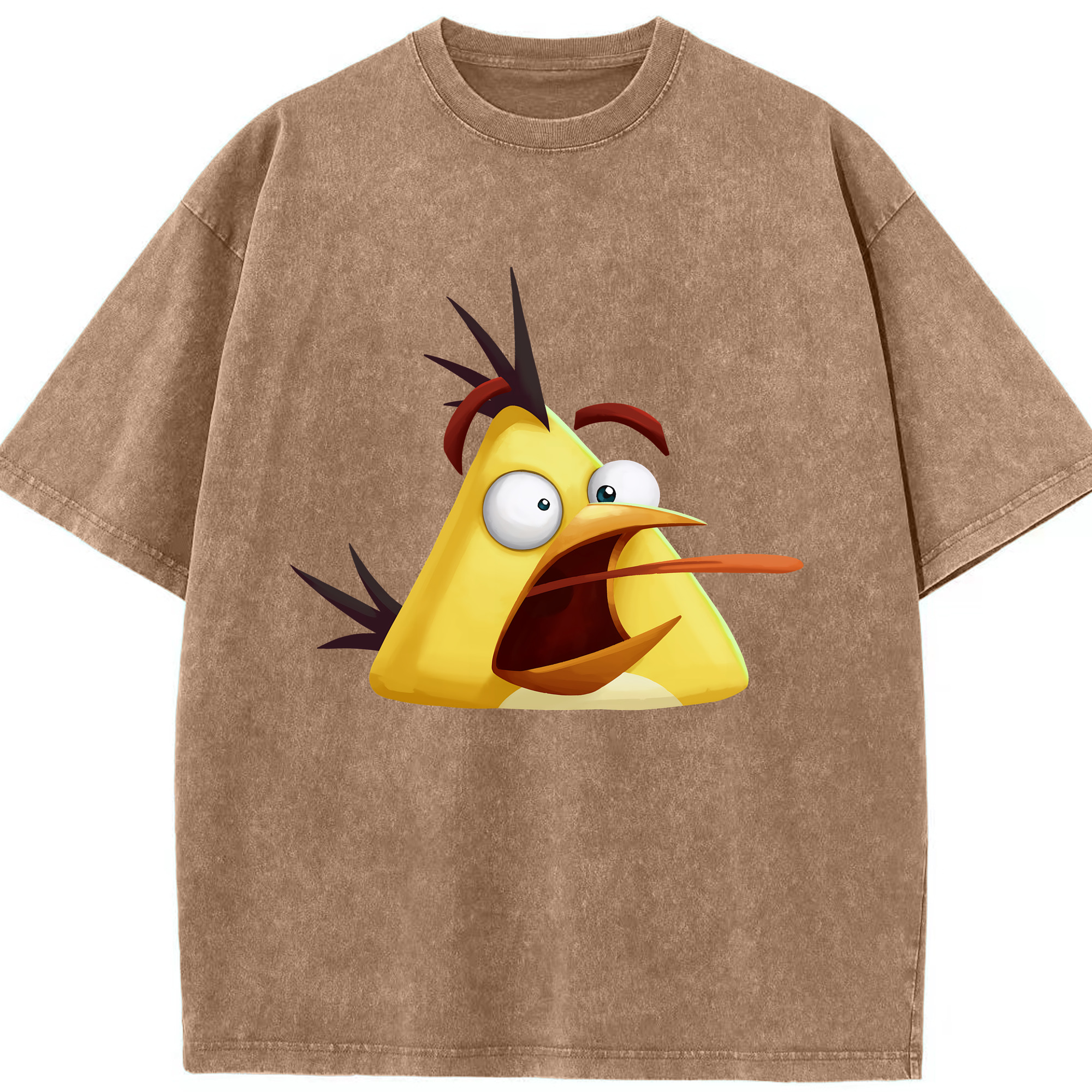 （画像用） Angry Birds アングリーバード 綿100% ヴィンテージ風 半袖Tシャツ（フロントプリント）