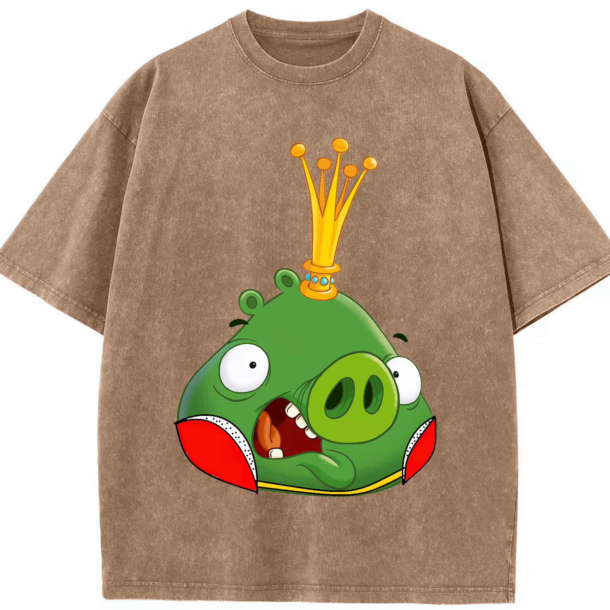 （画像用） Angry Birds アングリーバード 綿100% ヴィンテージ風 半袖Tシャツ（フロントプリント）