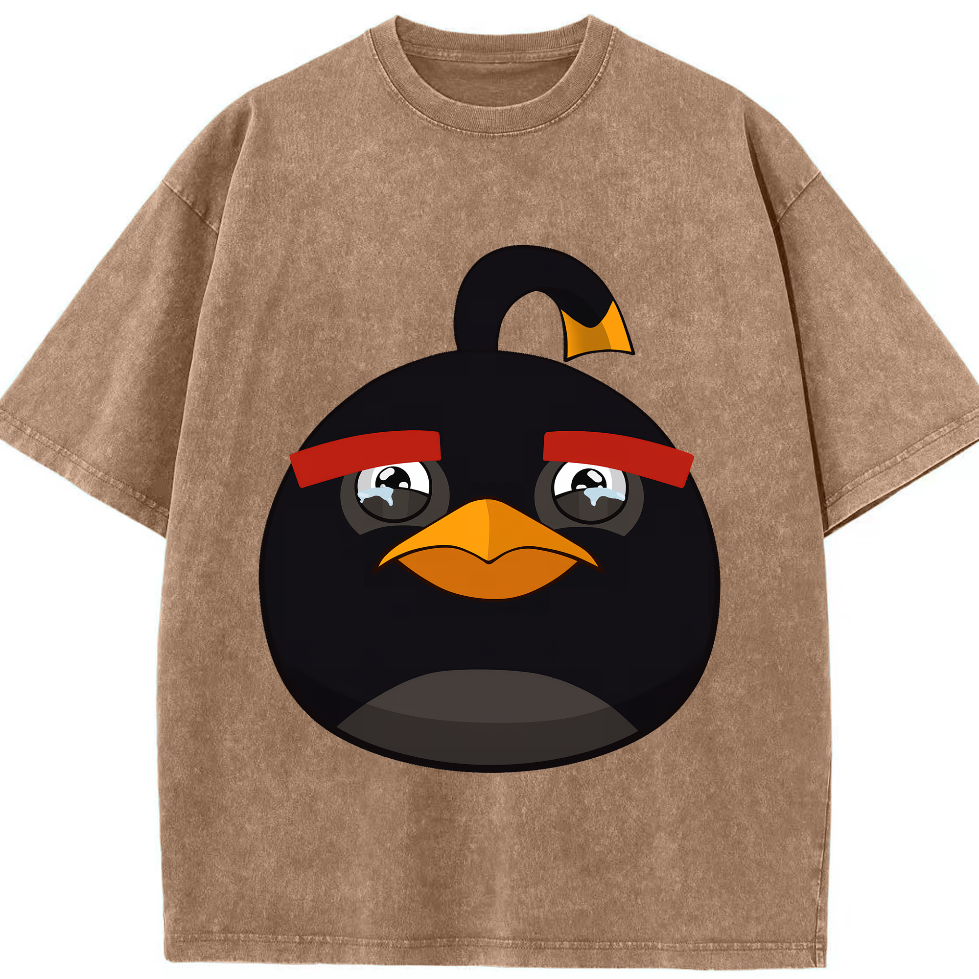 （画像用） Angry Birds アングリーバード 綿100% ヴィンテージ風 半袖Tシャツ（フロントプリント）