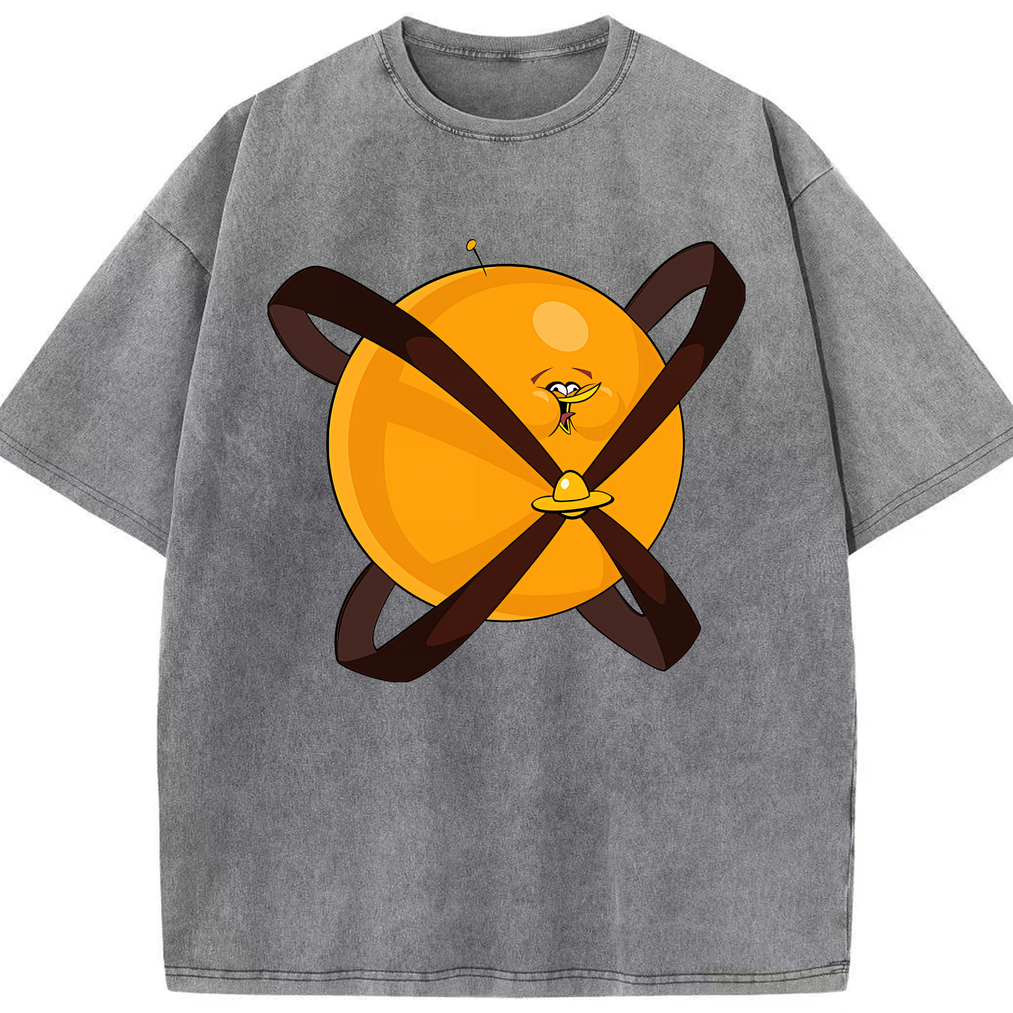 （画像用） Angry Birds アングリーバード 綿100% ヴィンテージ風 半袖Tシャツ（フロントプリント）