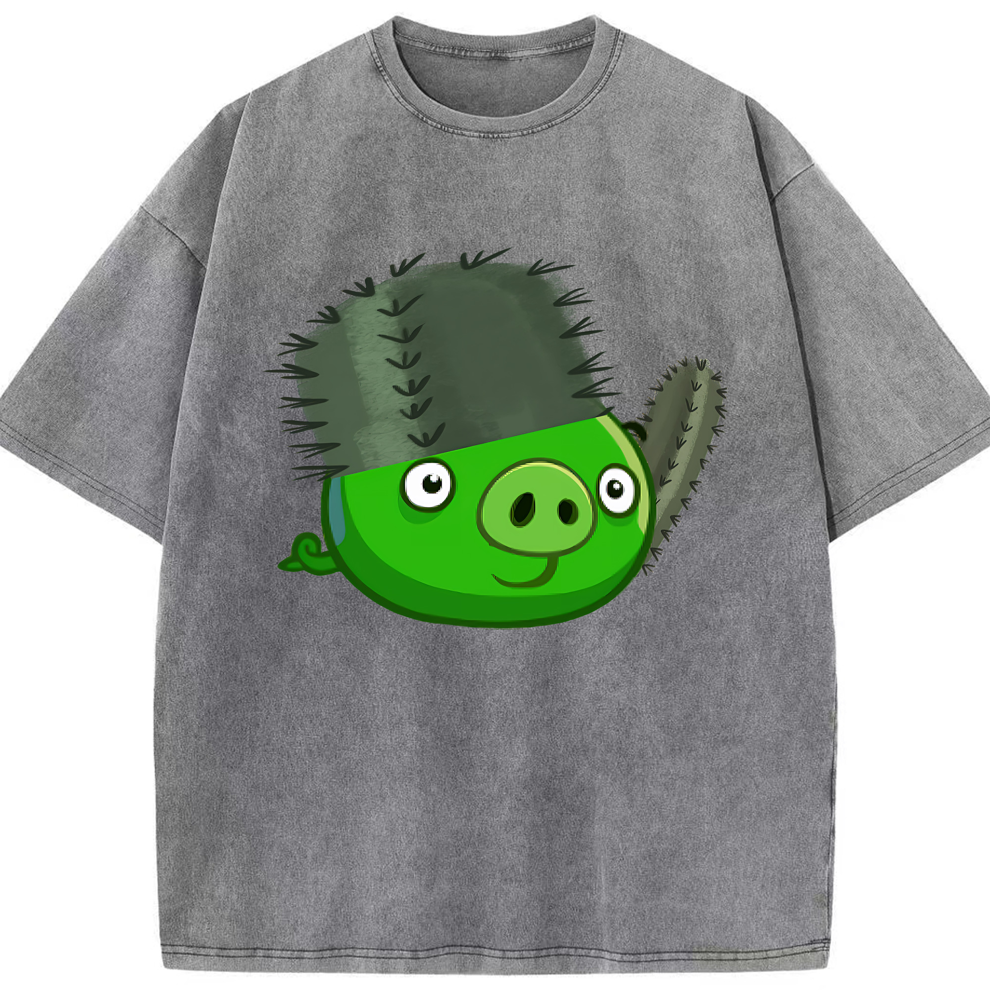 （画像用） Angry Birds アングリーバード 綿100% ヴィンテージ風 半袖Tシャツ（フロントプリント）