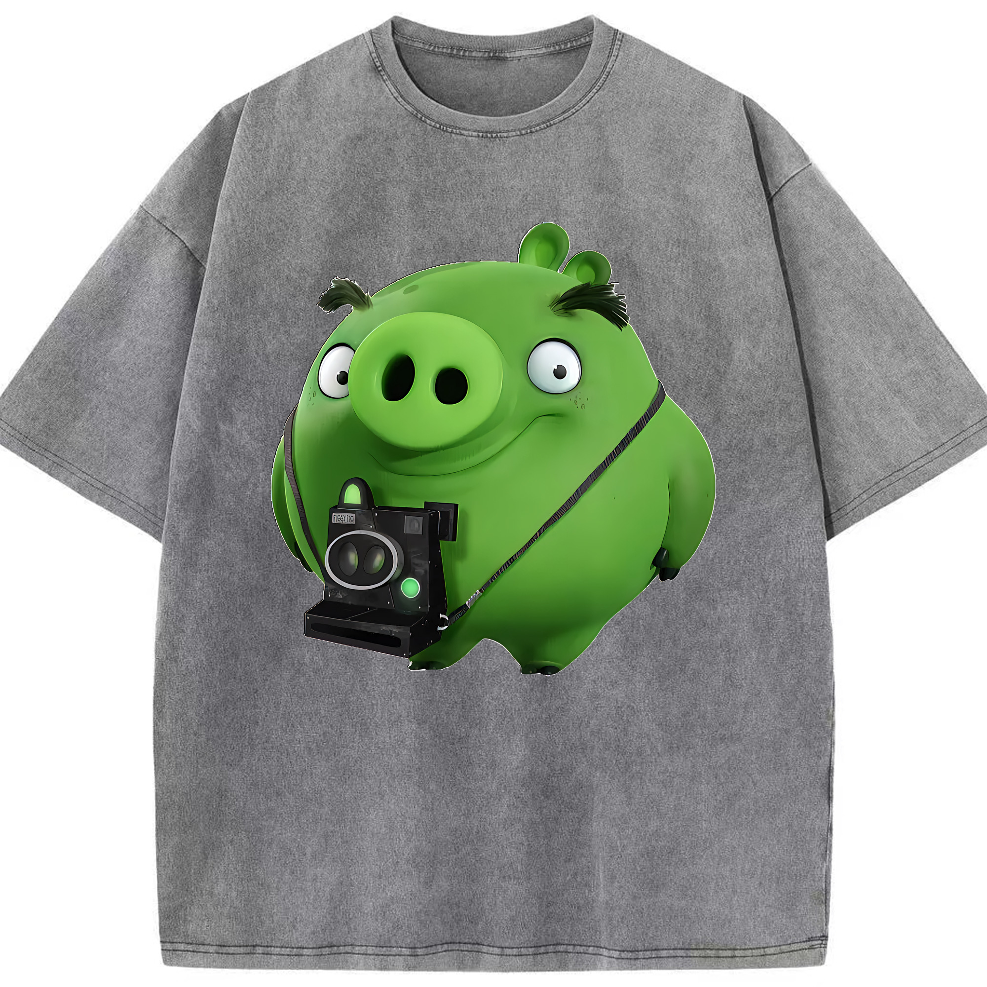 （画像用） Angry Birds アングリーバード 綿100% ヴィンテージ風 半袖Tシャツ（フロントプリント）