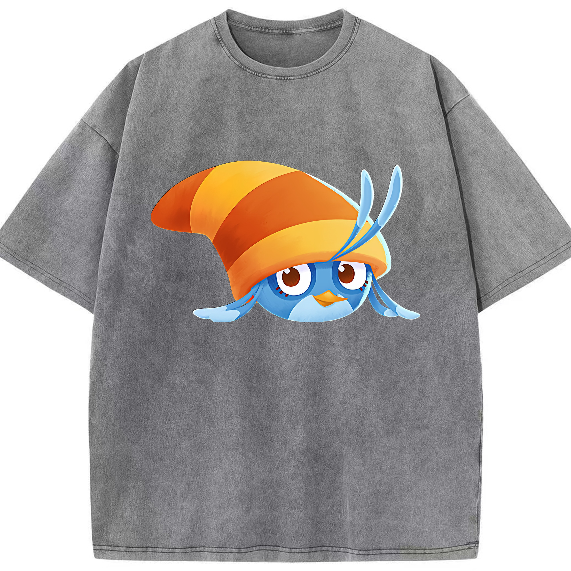（画像用） Angry Birds アングリーバード 綿100% ヴィンテージ風 半袖Tシャツ（フロントプリント）