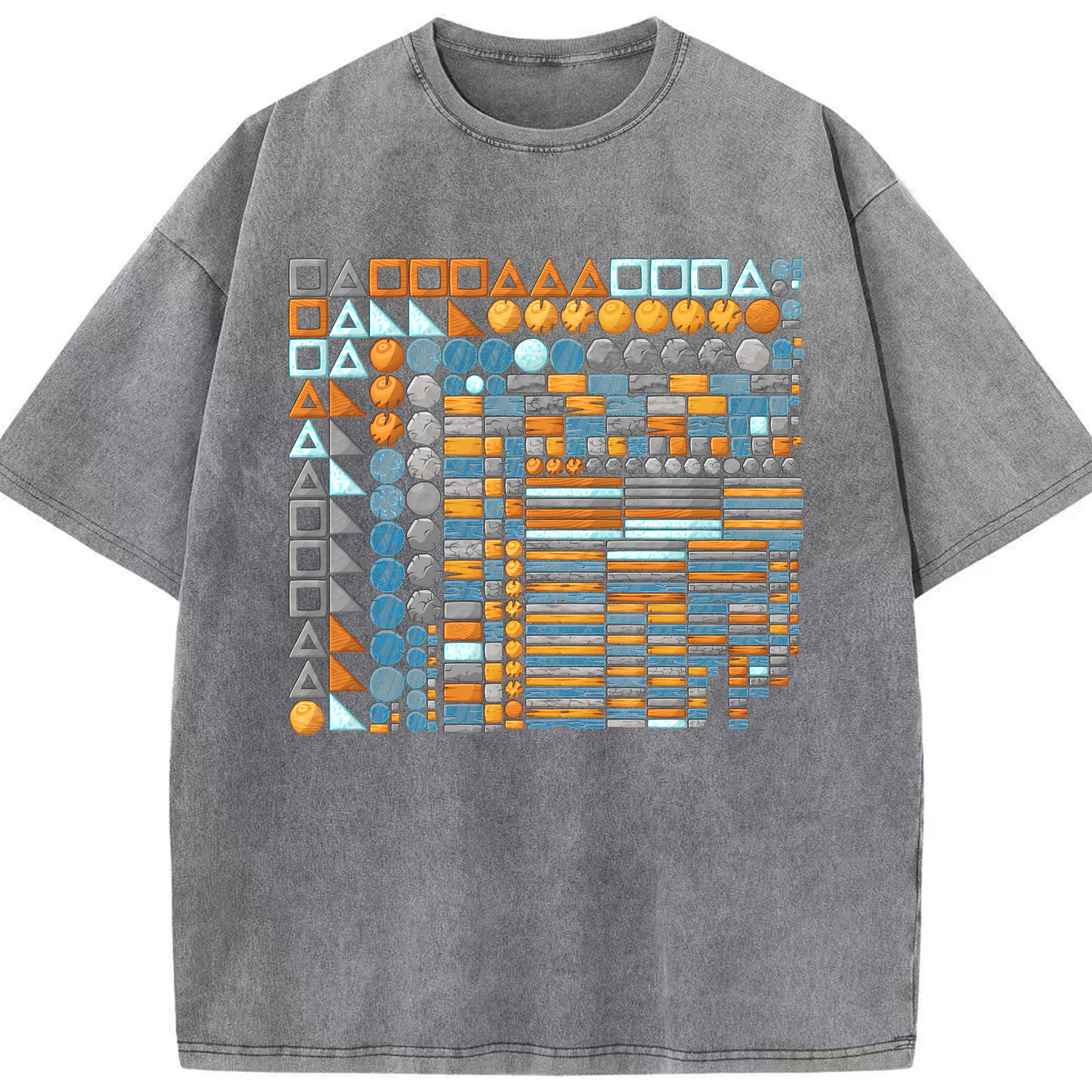（画像用） Angry Birds アングリーバード 綿100% ヴィンテージ風 半袖Tシャツ（フロントプリント）