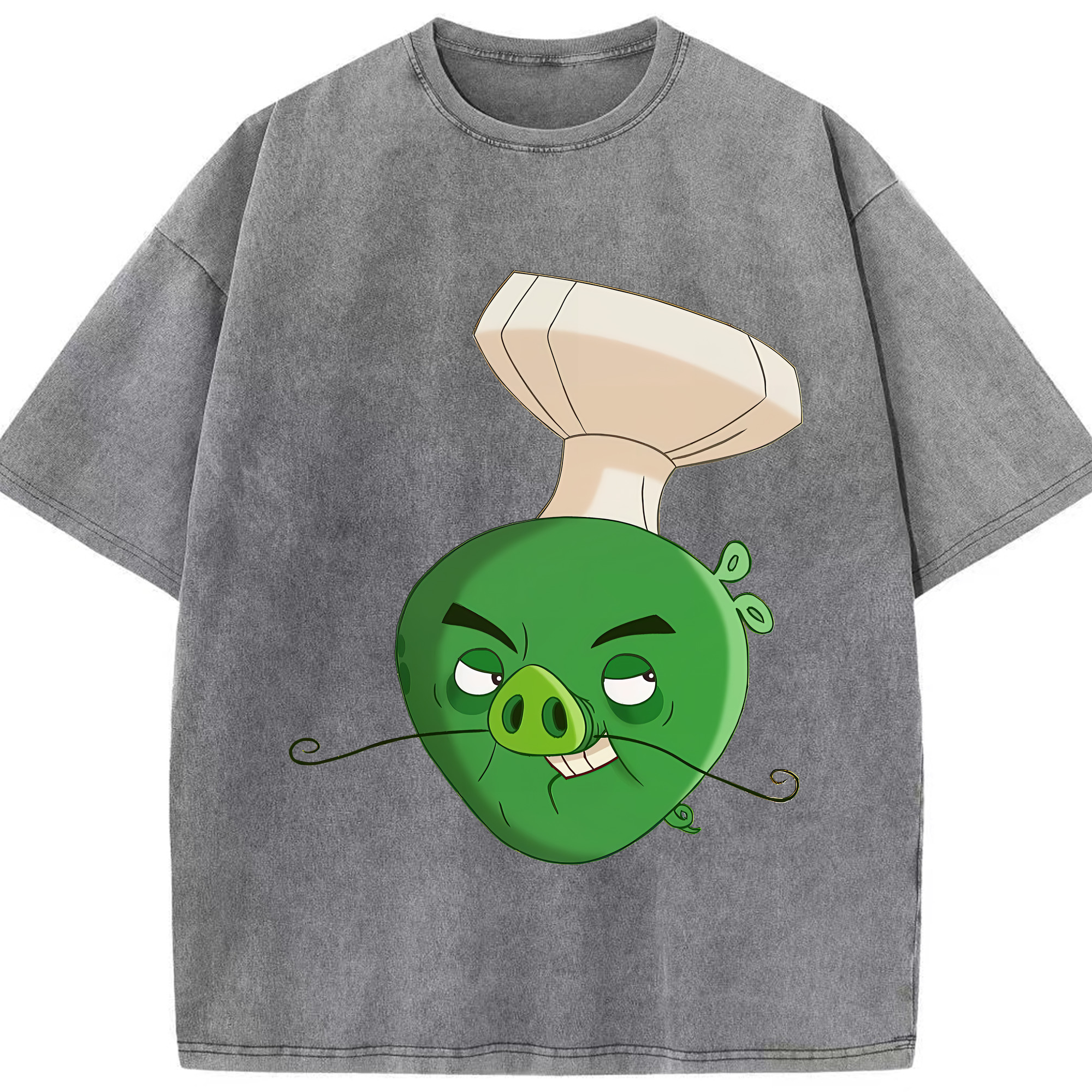 （画像用） Angry Birds アングリーバード 綿100% ヴィンテージ風 半袖Tシャツ（フロントプリント）
