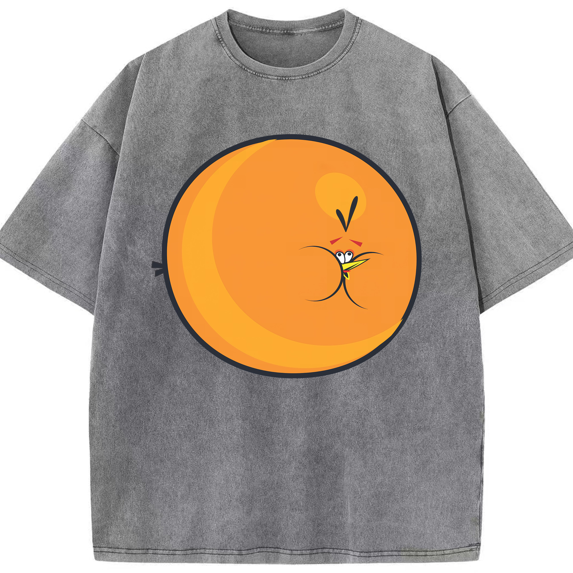 （画像用） Angry Birds アングリーバード 綿100% ヴィンテージ風 半袖Tシャツ（フロントプリント）