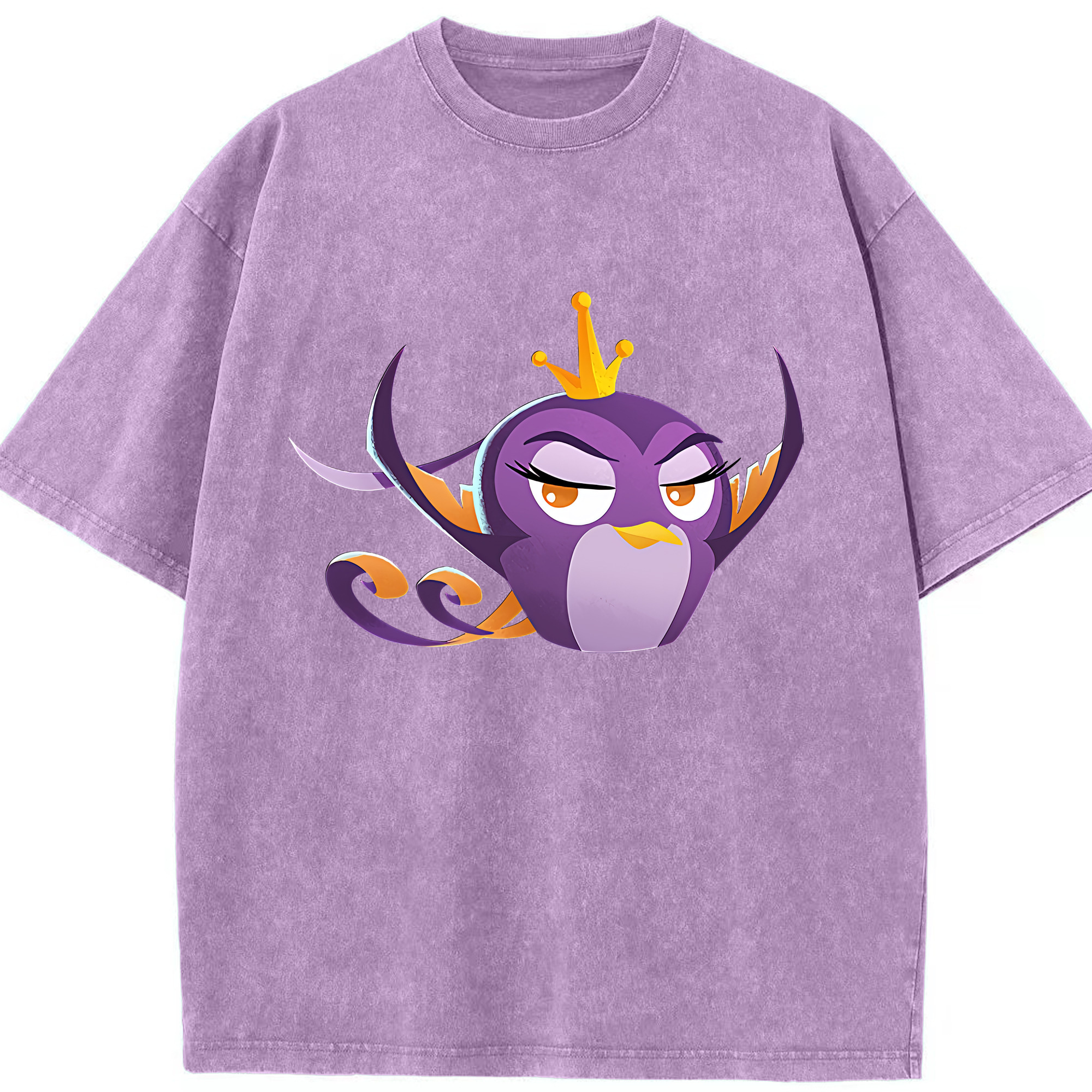 （画像用） Angry Birds アングリーバード 綿100% ヴィンテージ風 半袖Tシャツ（フロントプリント）