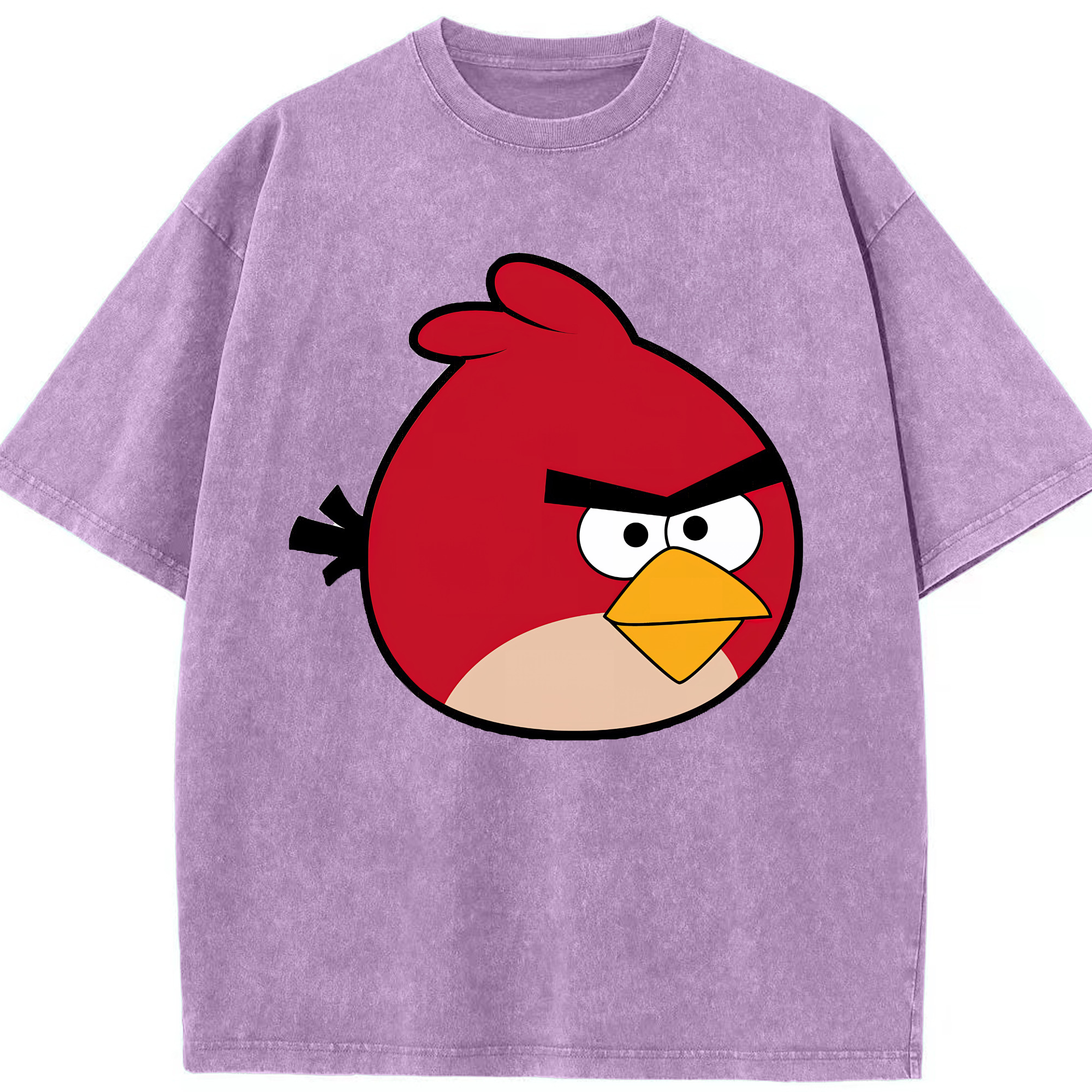 （画像用） Angry Birds アングリーバード 綿100% ヴィンテージ風 半袖Tシャツ（フロントプリント）