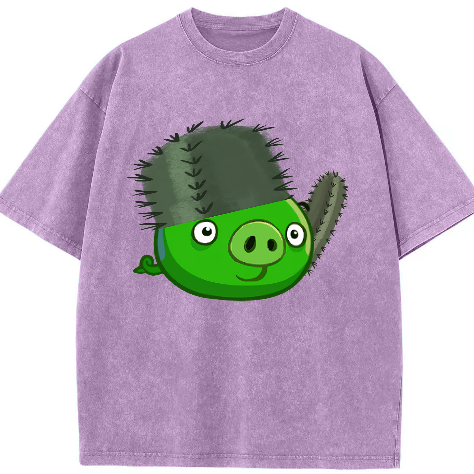（画像用） Angry Birds アングリーバード 綿100% ヴィンテージ風 半袖Tシャツ（フロントプリント）