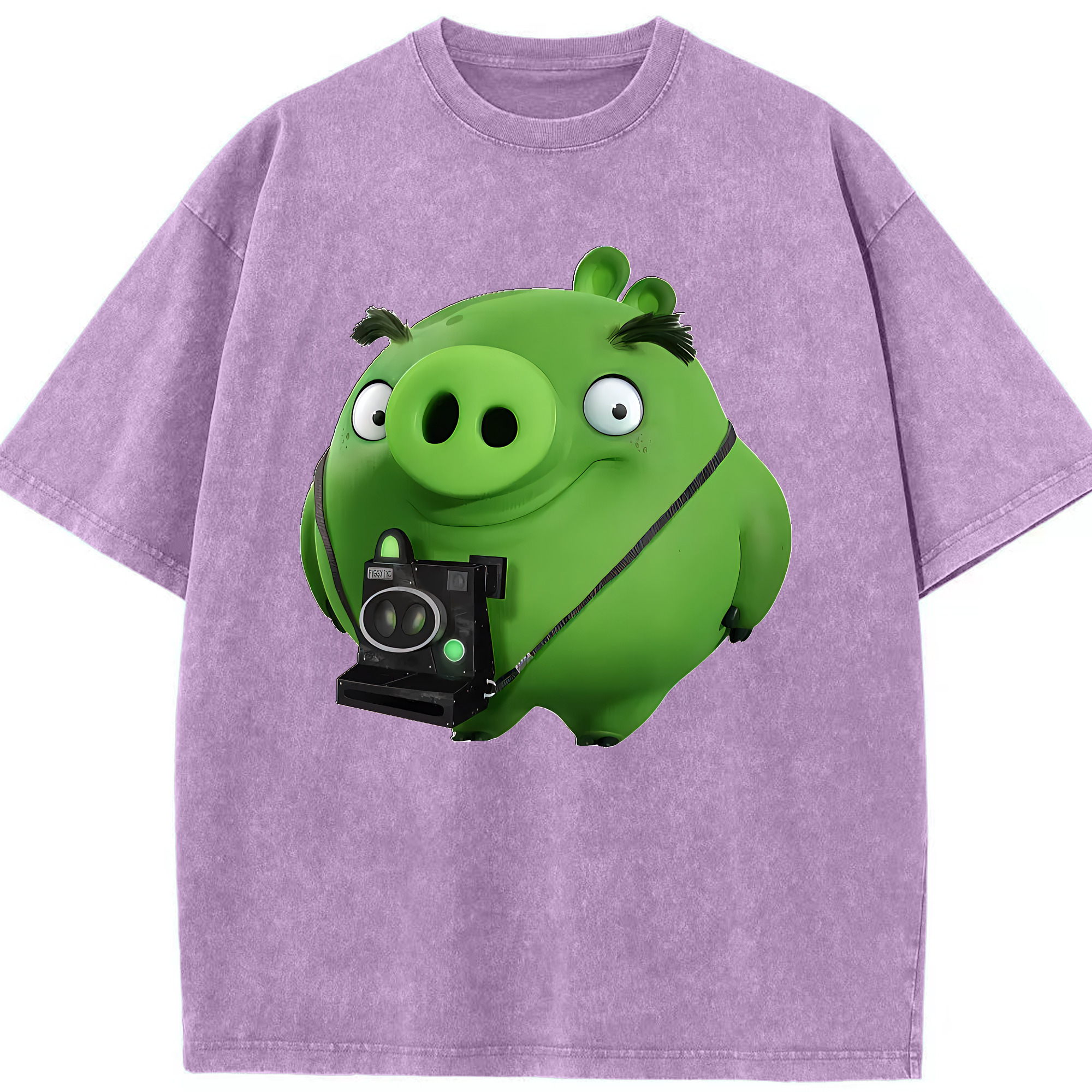 （画像用） Angry Birds アングリーバード 綿100% ヴィンテージ風 半袖Tシャツ（フロントプリント）