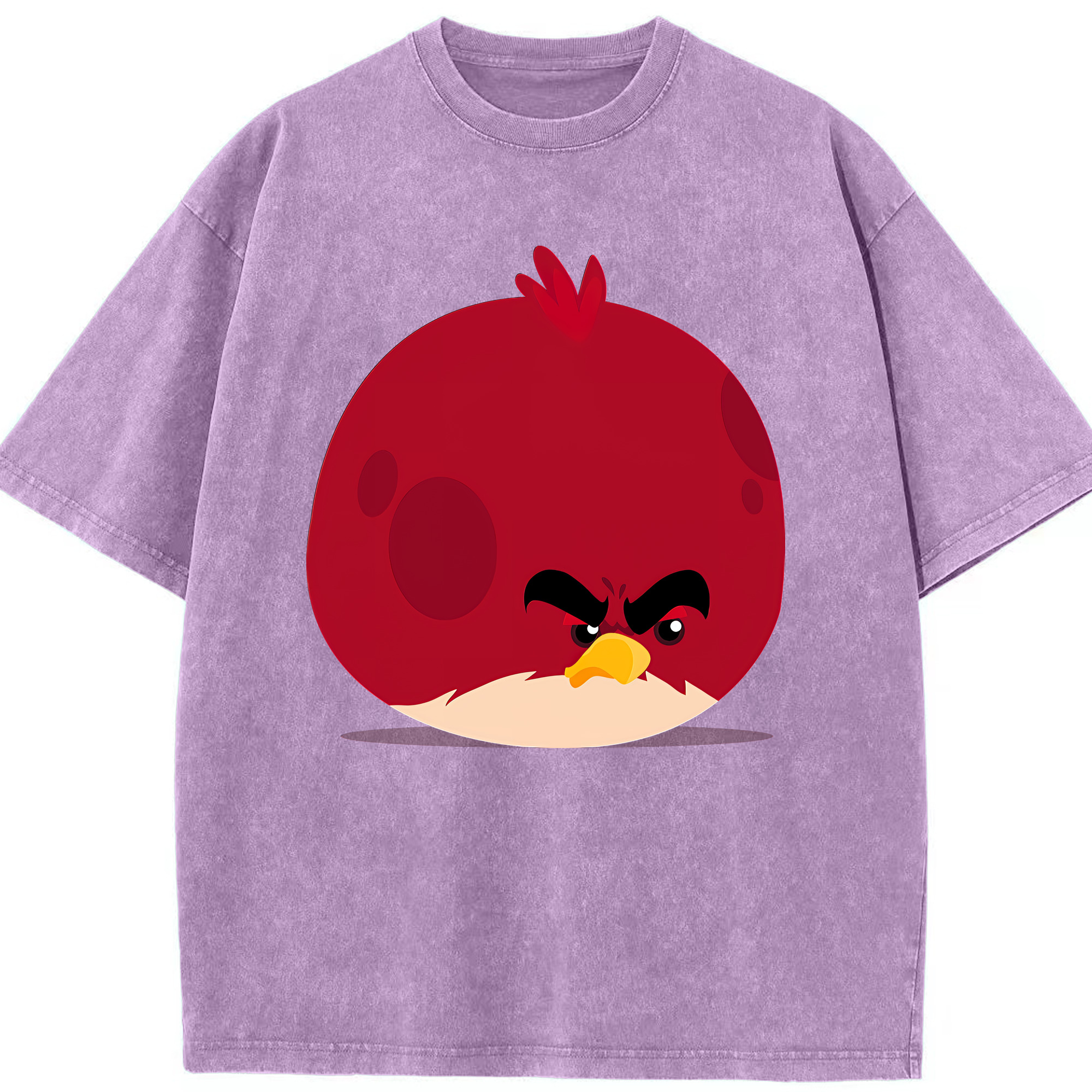（画像用） Angry Birds アングリーバード 綿100% ヴィンテージ風 半袖Tシャツ（フロントプリント）