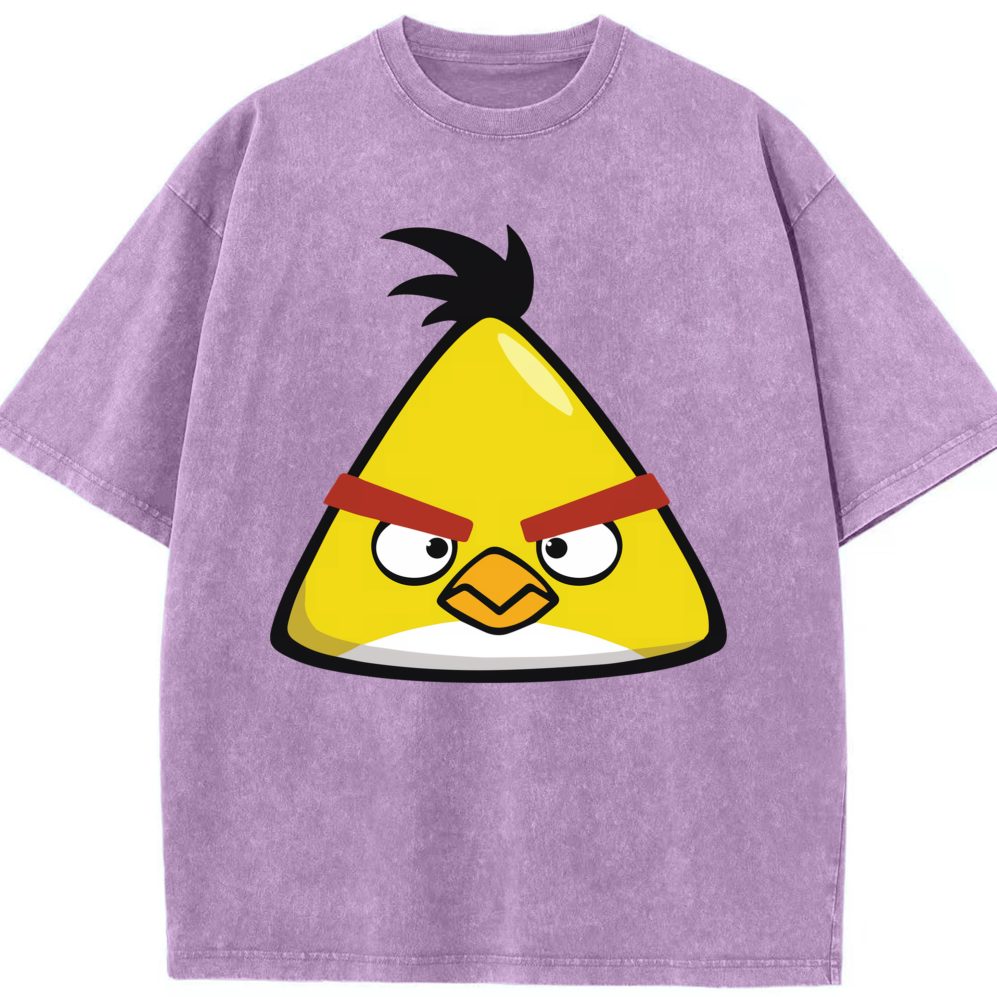 （画像用） Angry Birds アングリーバード 綿100% ヴィンテージ風 半袖Tシャツ（フロントプリント）