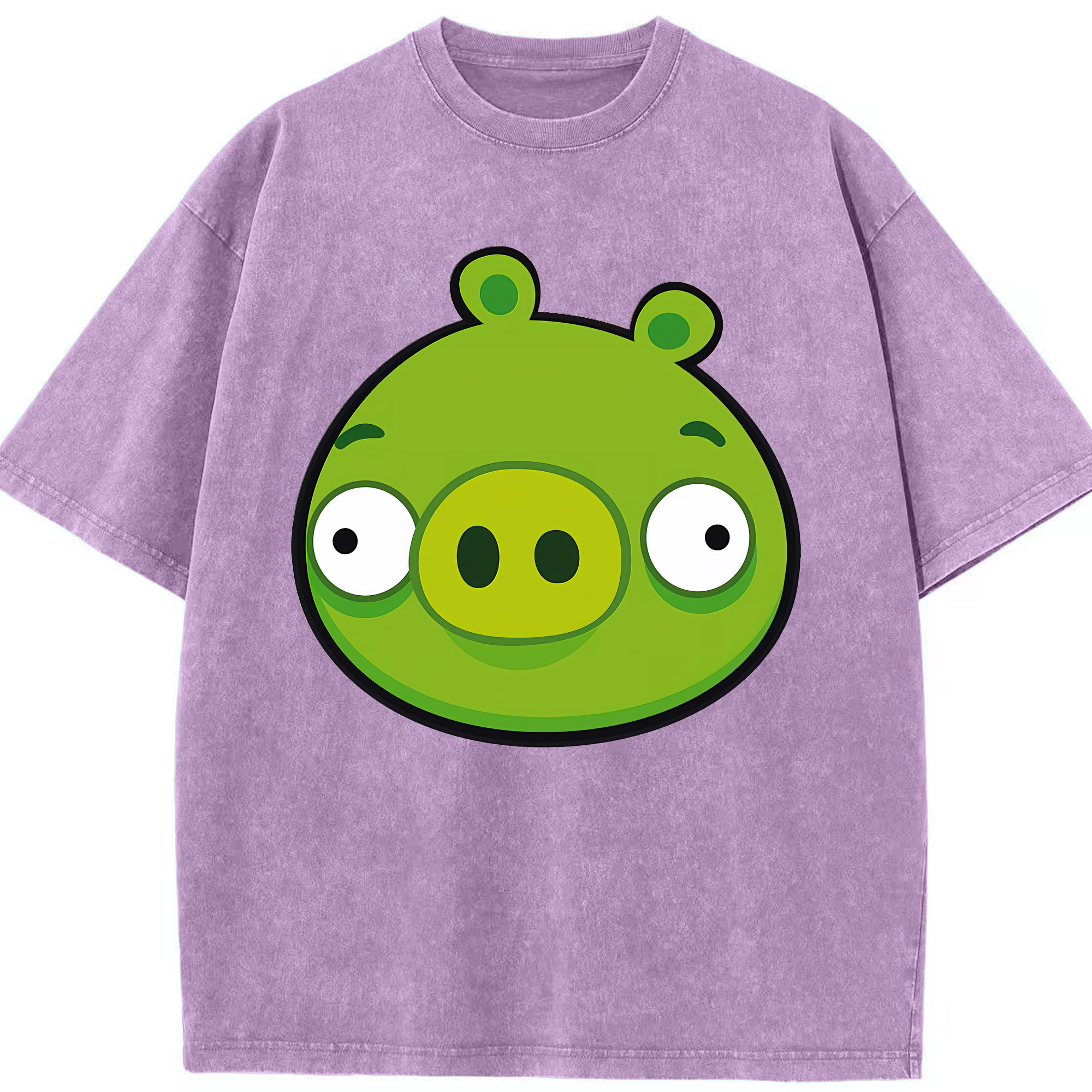 （画像用） Angry Birds アングリーバード 綿100% ヴィンテージ風 半袖Tシャツ（フロントプリント）