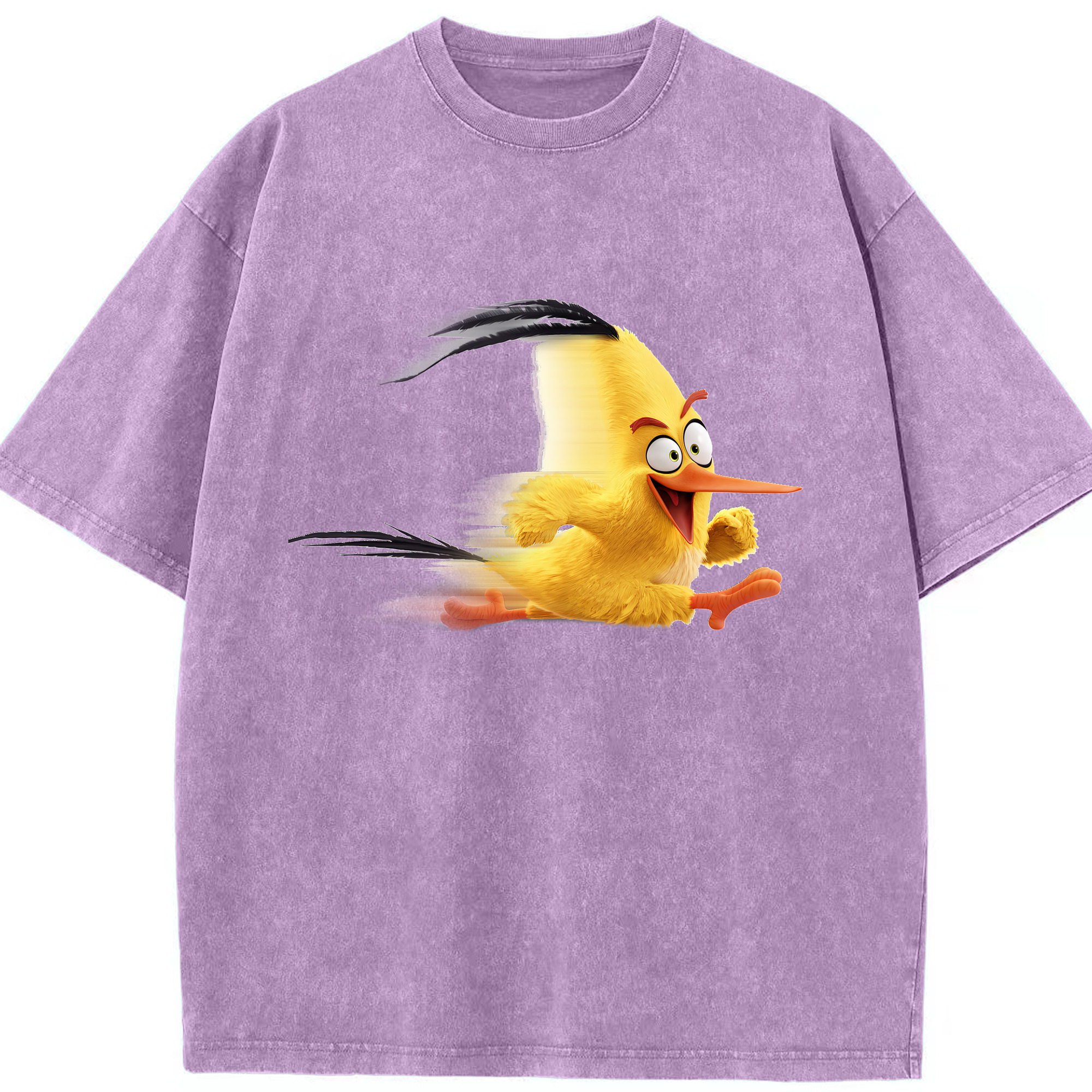 （画像用） Angry Birds アングリーバード 綿100% ヴィンテージ風 半袖Tシャツ（フロントプリント）