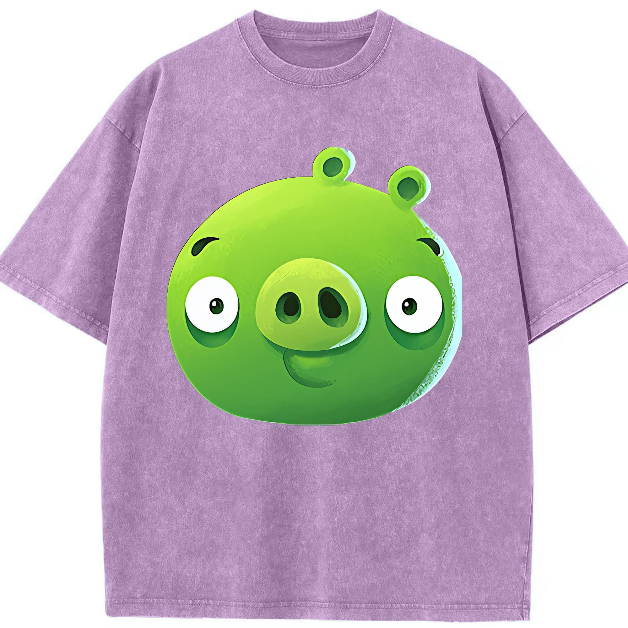 （画像用） Angry Birds アングリーバード 綿100% ヴィンテージ風 半袖Tシャツ（フロントプリント）