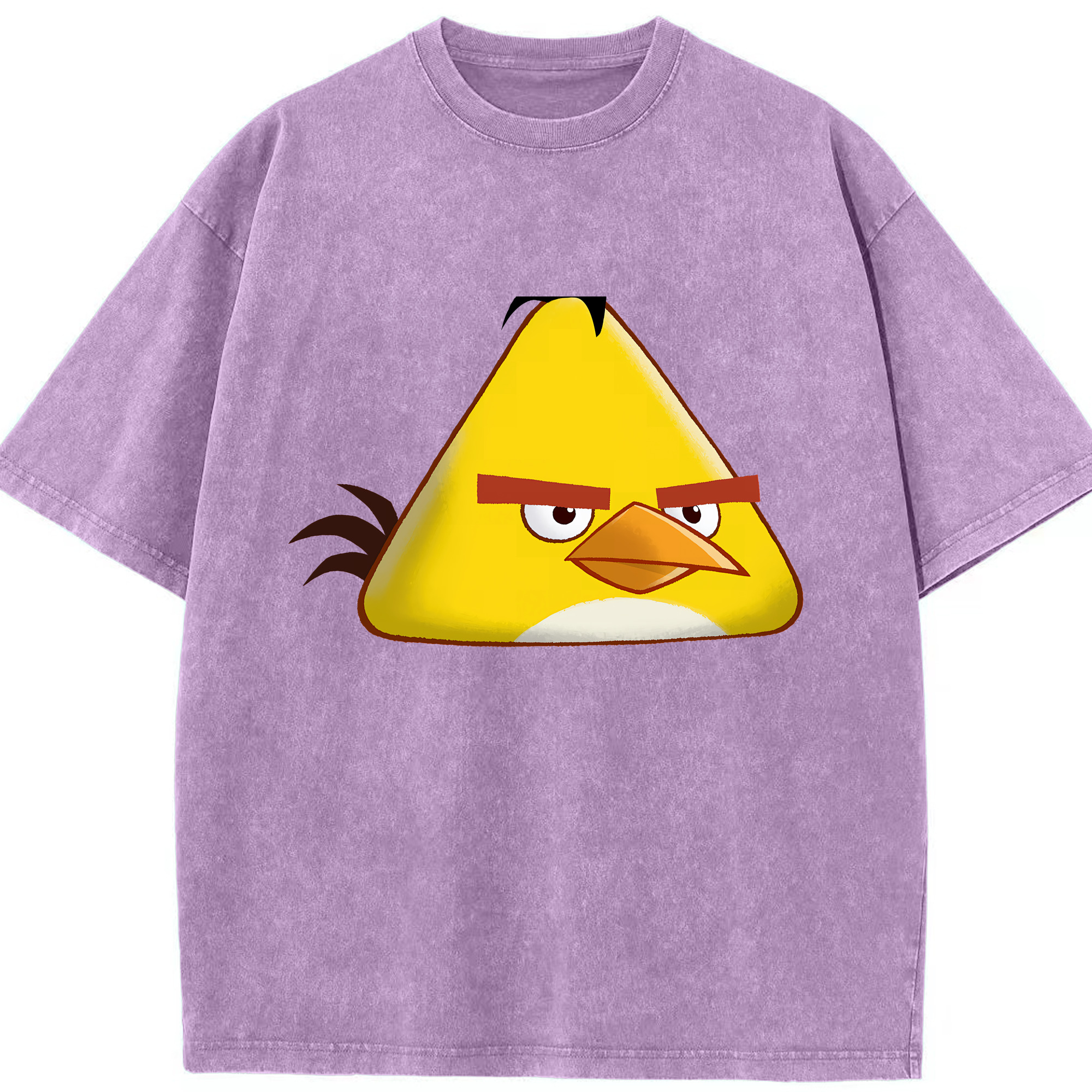 （画像用） Angry Birds アングリーバード 綿100% ヴィンテージ風 半袖Tシャツ（フロントプリント）