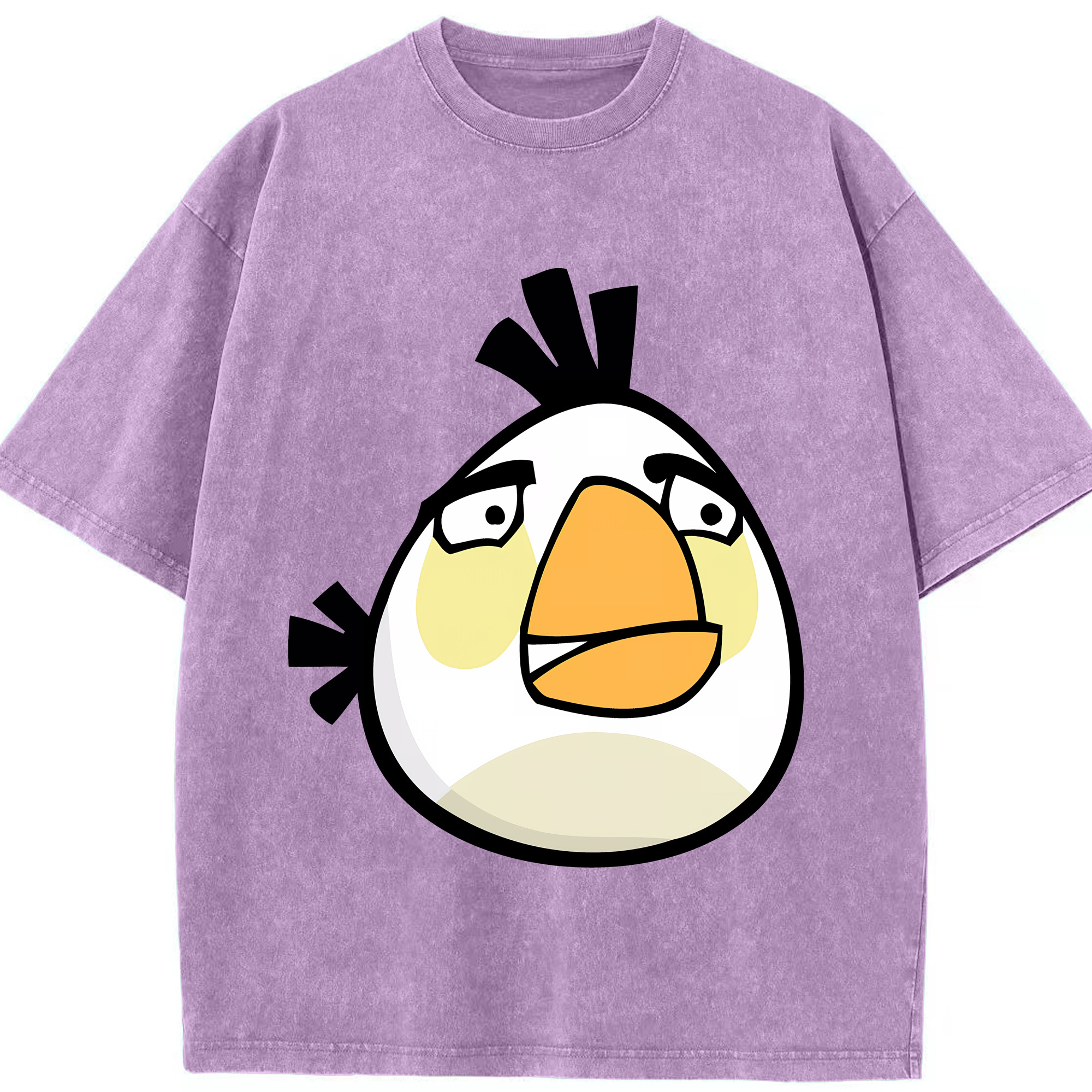 （画像用） Angry Birds アングリーバード 綿100% ヴィンテージ風 半袖Tシャツ（フロントプリント）