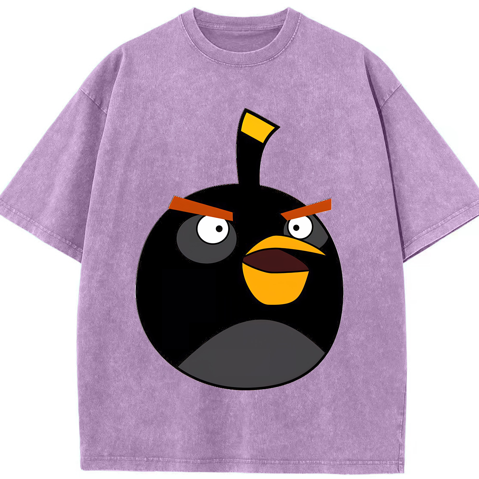 （画像用） Angry Birds アングリーバード 綿100% ヴィンテージ風 半袖Tシャツ（フロントプリント）