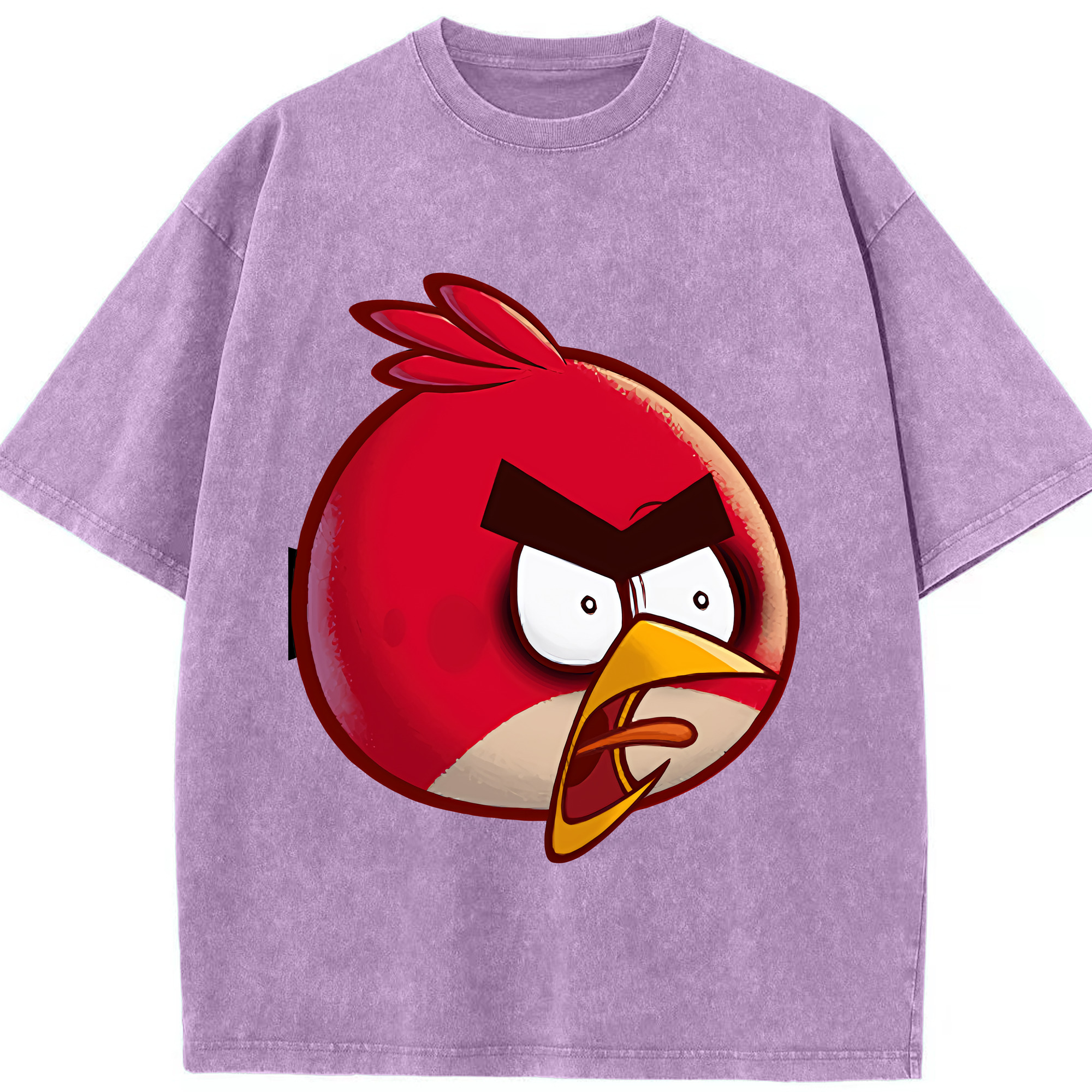 （画像用） Angry Birds アングリーバード 綿100% ヴィンテージ風 半袖Tシャツ（フロントプリント）