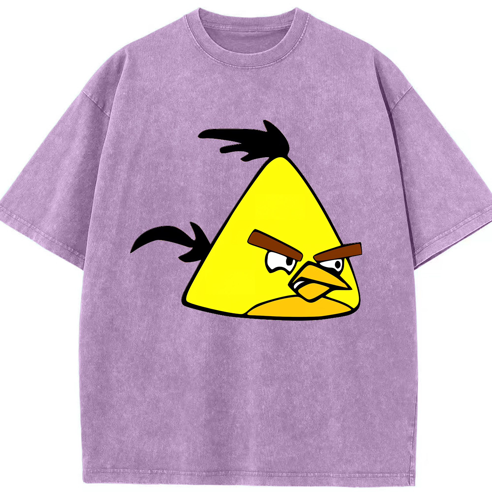（画像用） Angry Birds アングリーバード 綿100% ヴィンテージ風 半袖Tシャツ（フロントプリント）