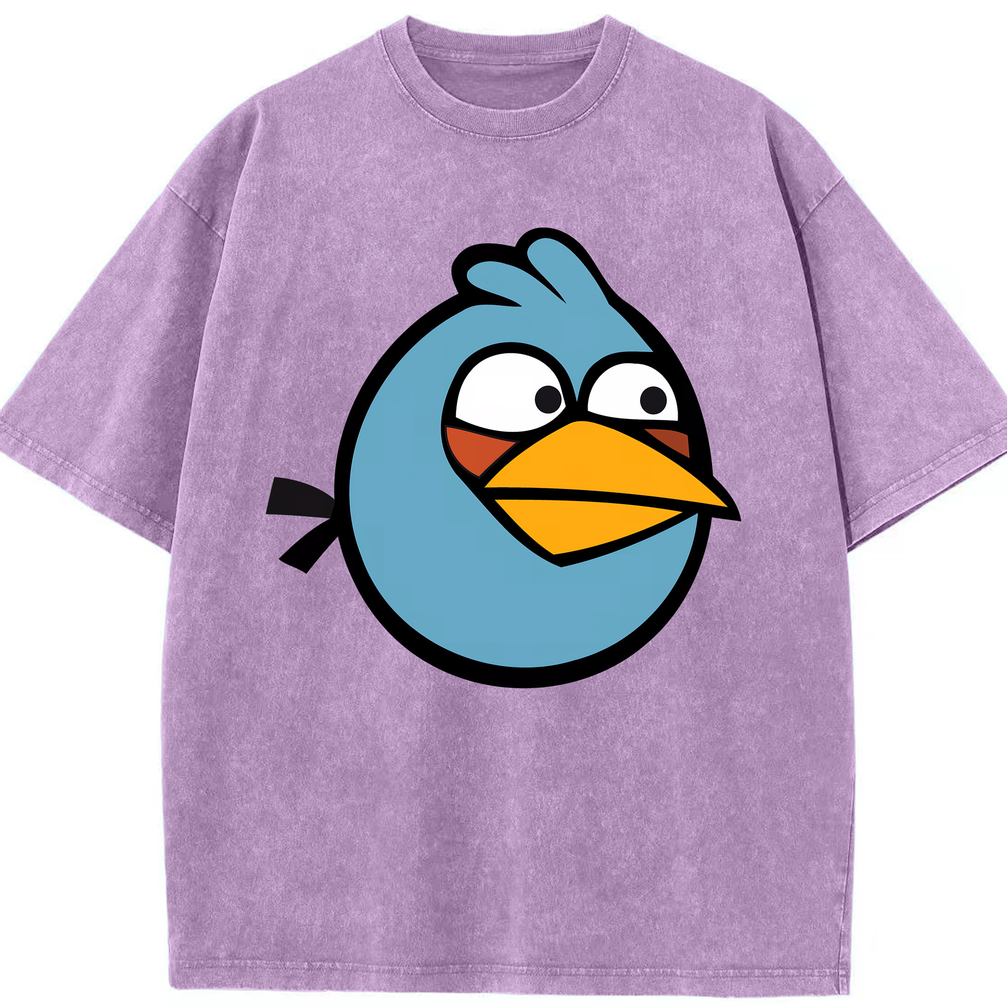 （画像用） Angry Birds アングリーバード 綿100% ヴィンテージ風 半袖Tシャツ（フロントプリント）