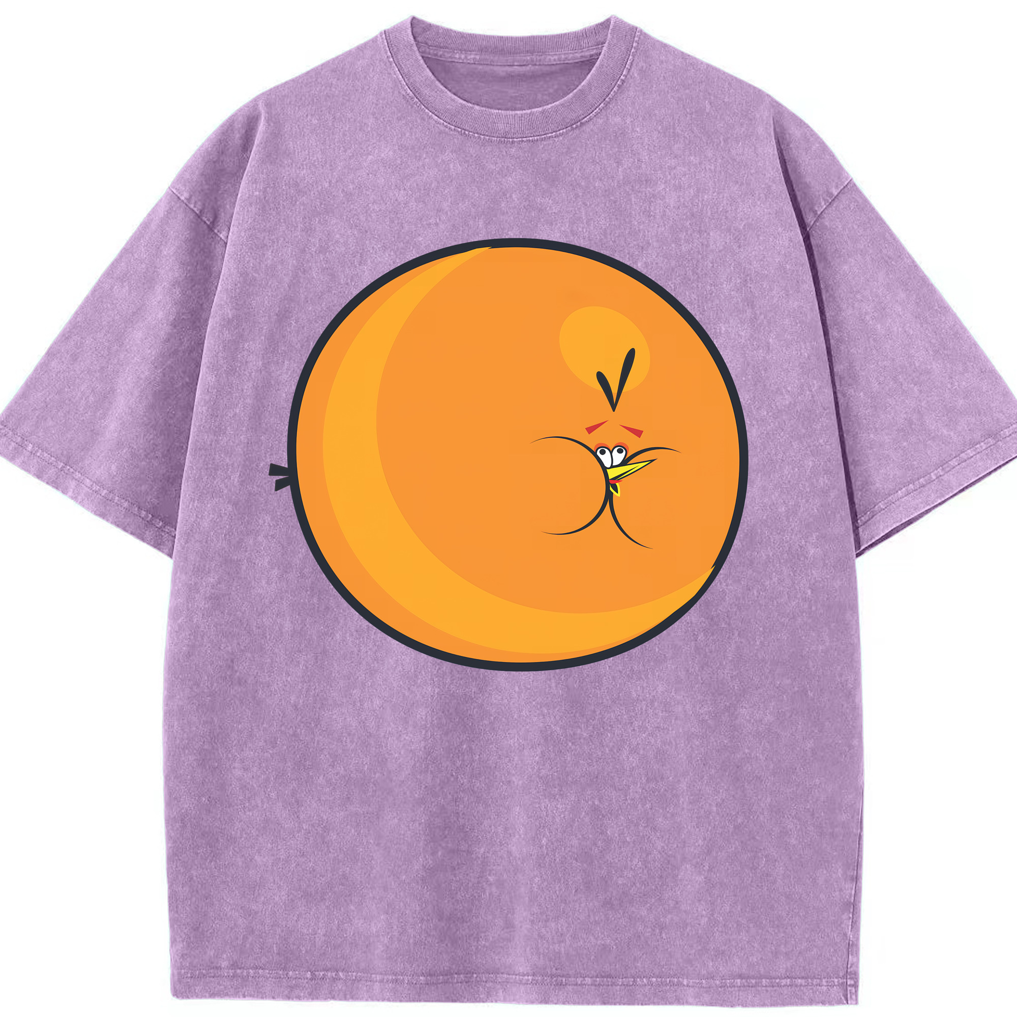 （画像用） Angry Birds アングリーバード 綿100% ヴィンテージ風 半袖Tシャツ（フロントプリント）