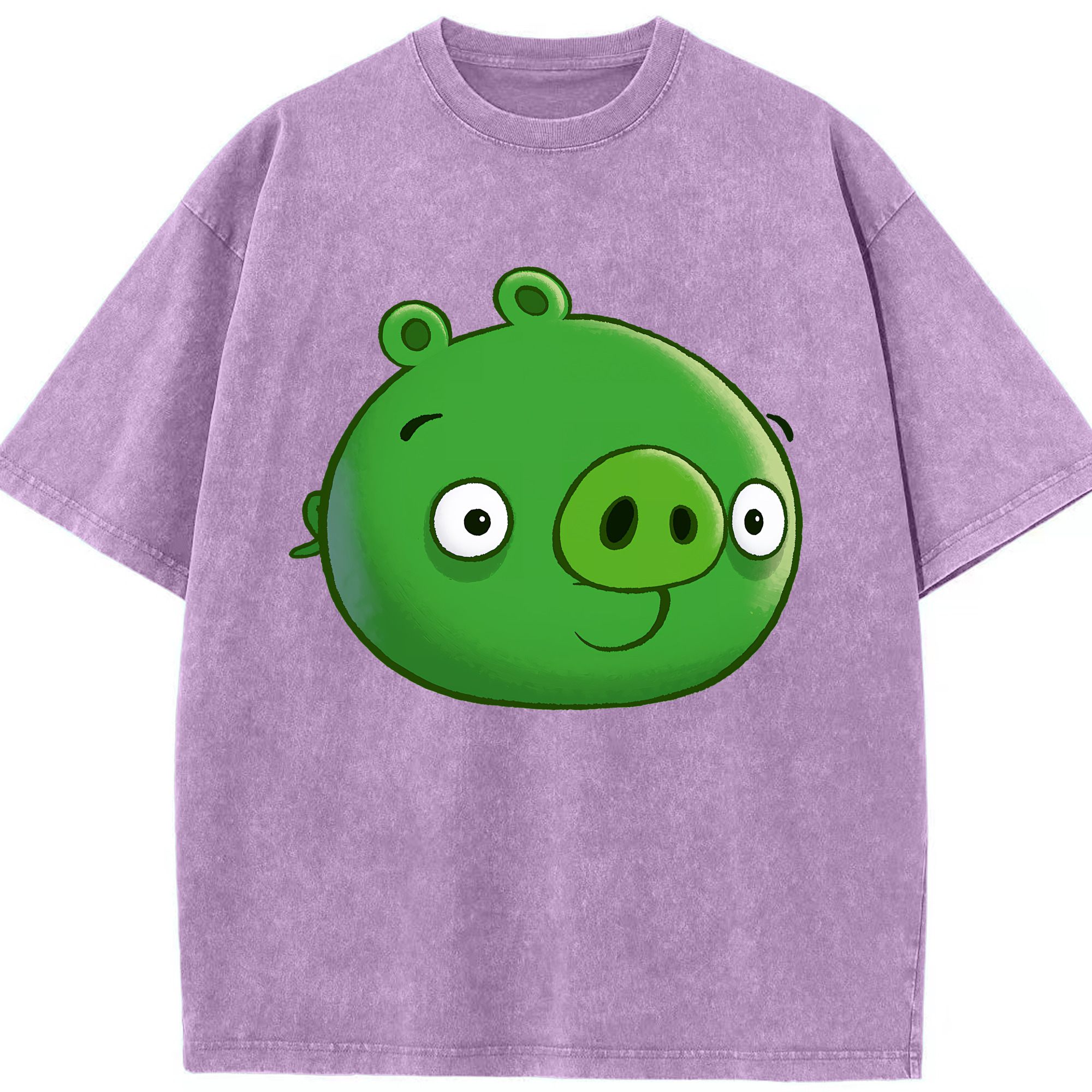 （画像用） Angry Birds アングリーバード 綿100% ヴィンテージ風 半袖Tシャツ（フロントプリント）