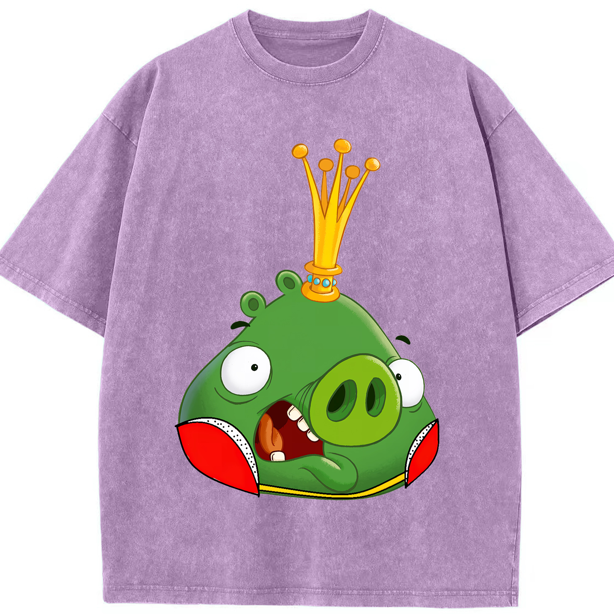 （画像用） Angry Birds アングリーバード 綿100% ヴィンテージ風 半袖Tシャツ（フロントプリント）