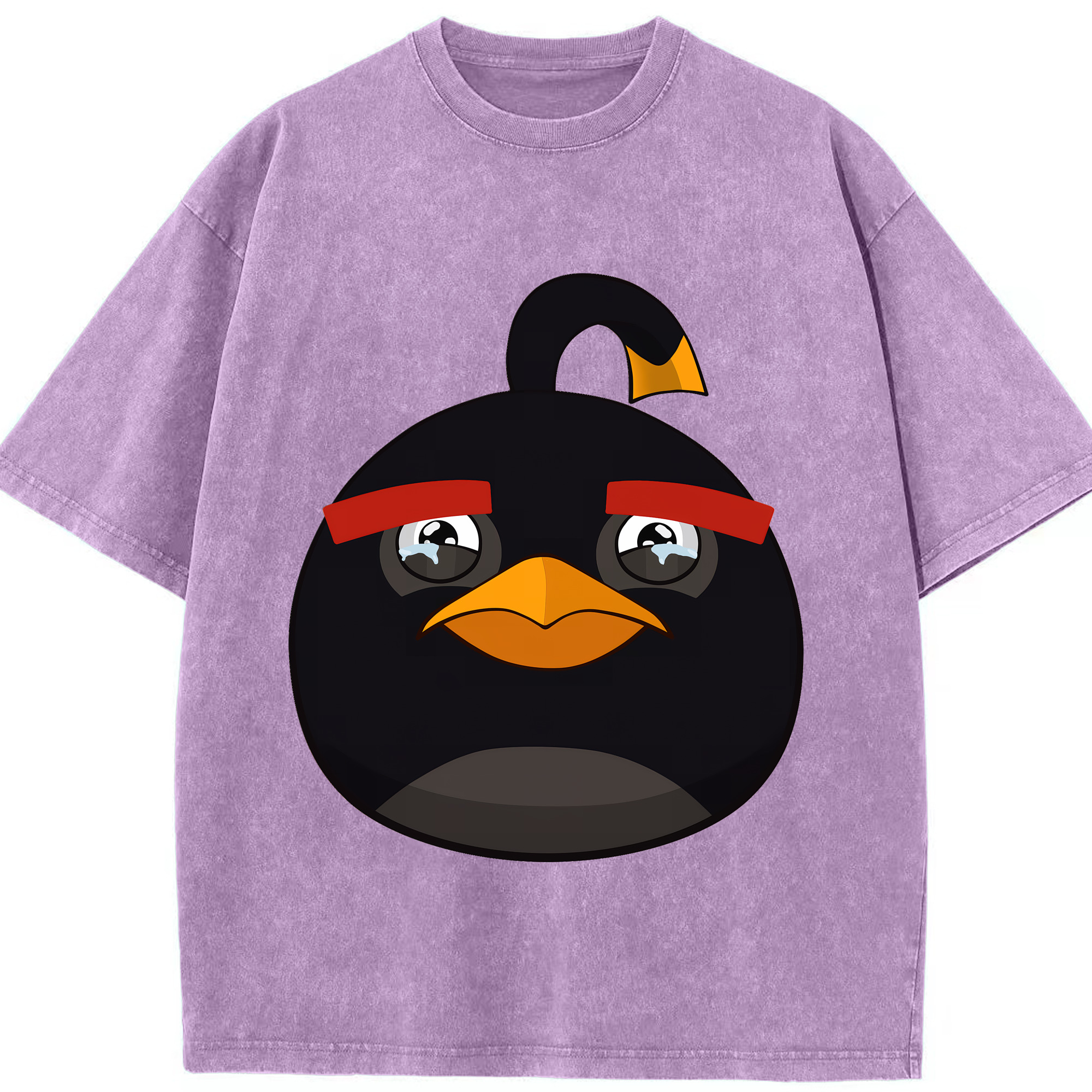 （画像用） Angry Birds アングリーバード 綿100% ヴィンテージ風 半袖Tシャツ（フロントプリント）