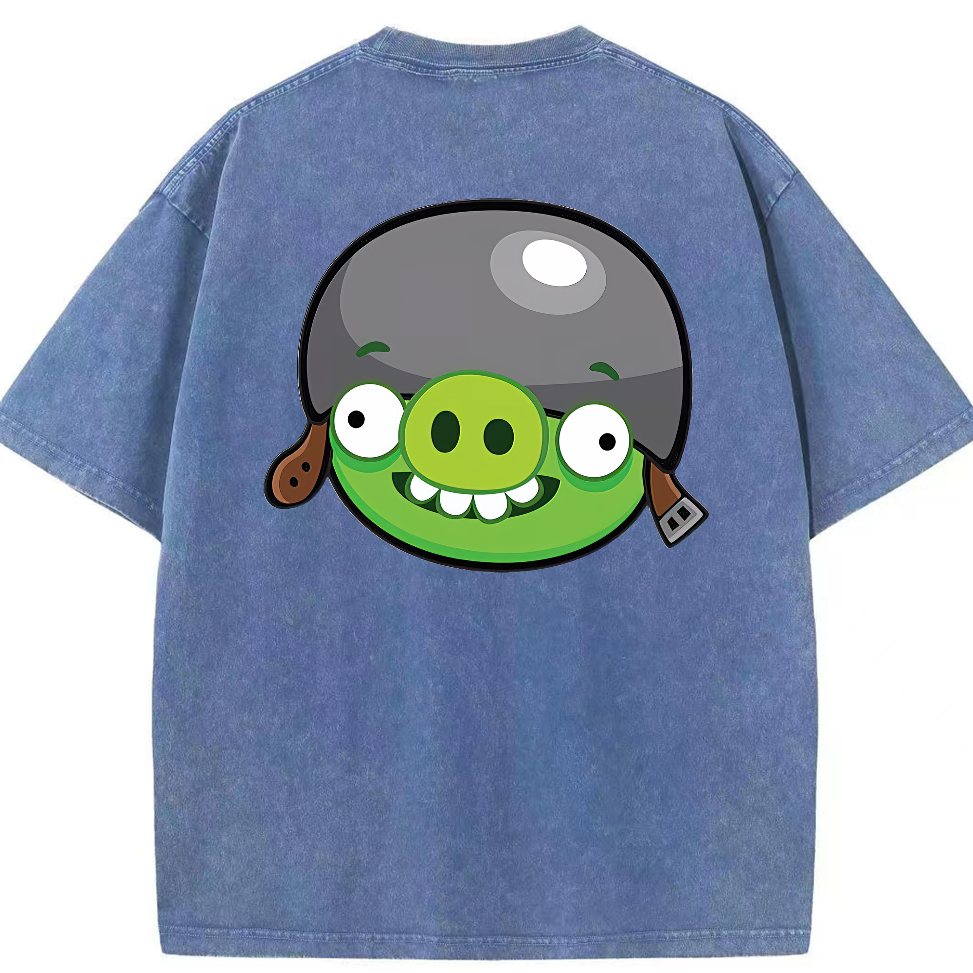 （画像用） Angry Birds アングリーバード 綿100% ヴィンテージ風 半袖Tシャツ（背面プリント）