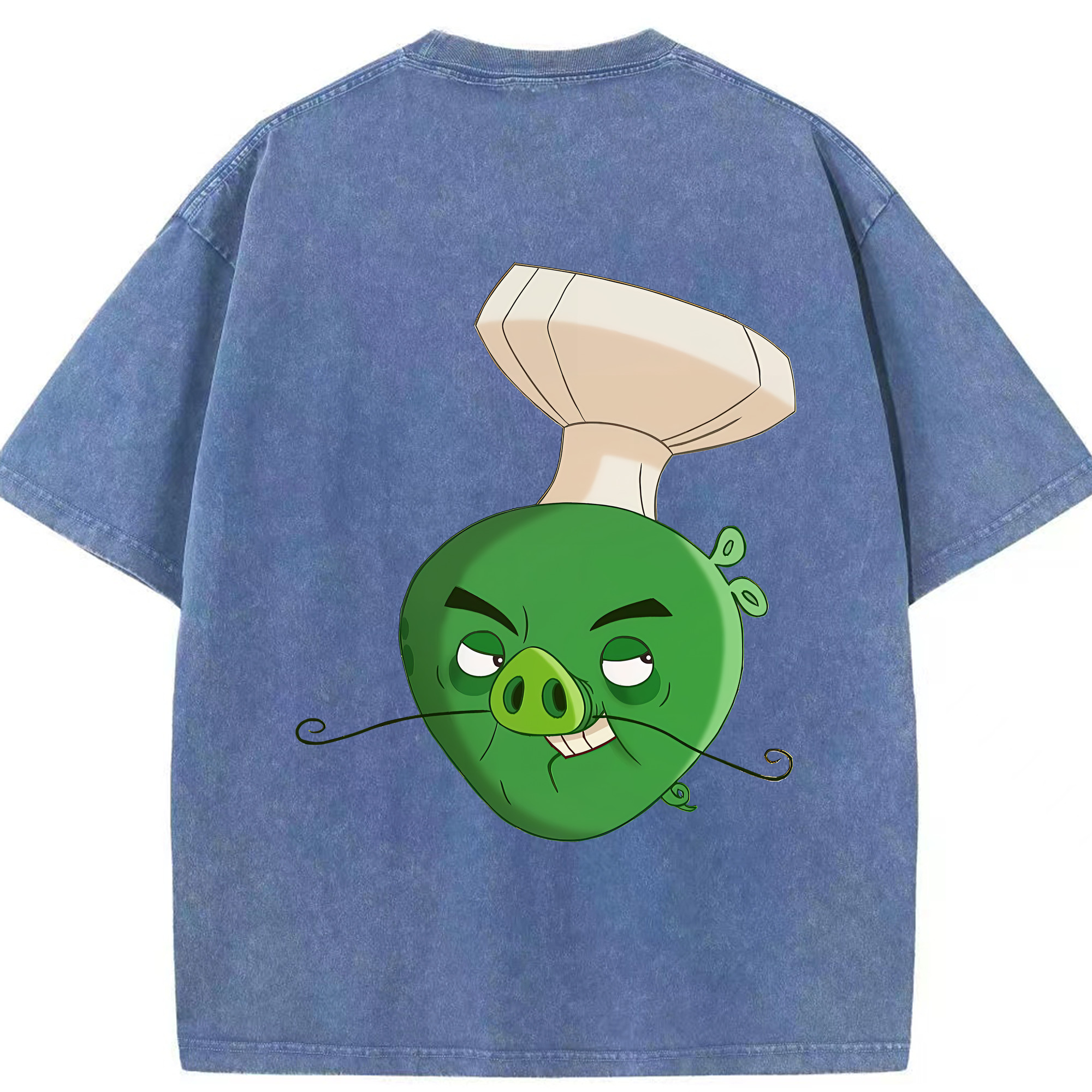 （画像用） Angry Birds アングリーバード 綿100% ヴィンテージ風 半袖Tシャツ（背面プリント）