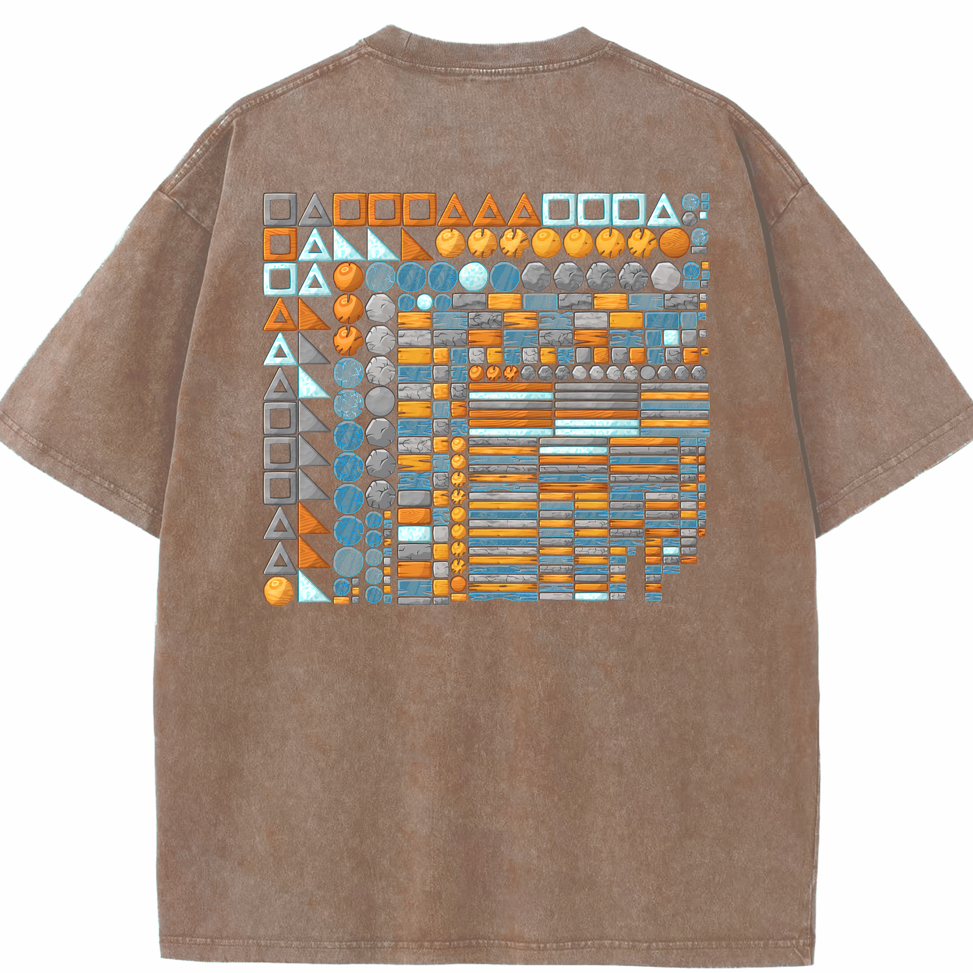 （画像用） Angry Birds アングリーバード 綿100% ヴィンテージ風 半袖Tシャツ（背面プリント）