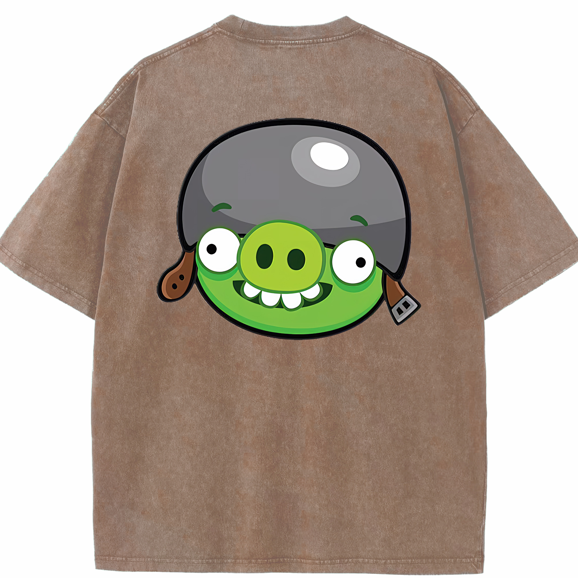 （画像用） Angry Birds アングリーバード 綿100% ヴィンテージ風 半袖Tシャツ（背面プリント）