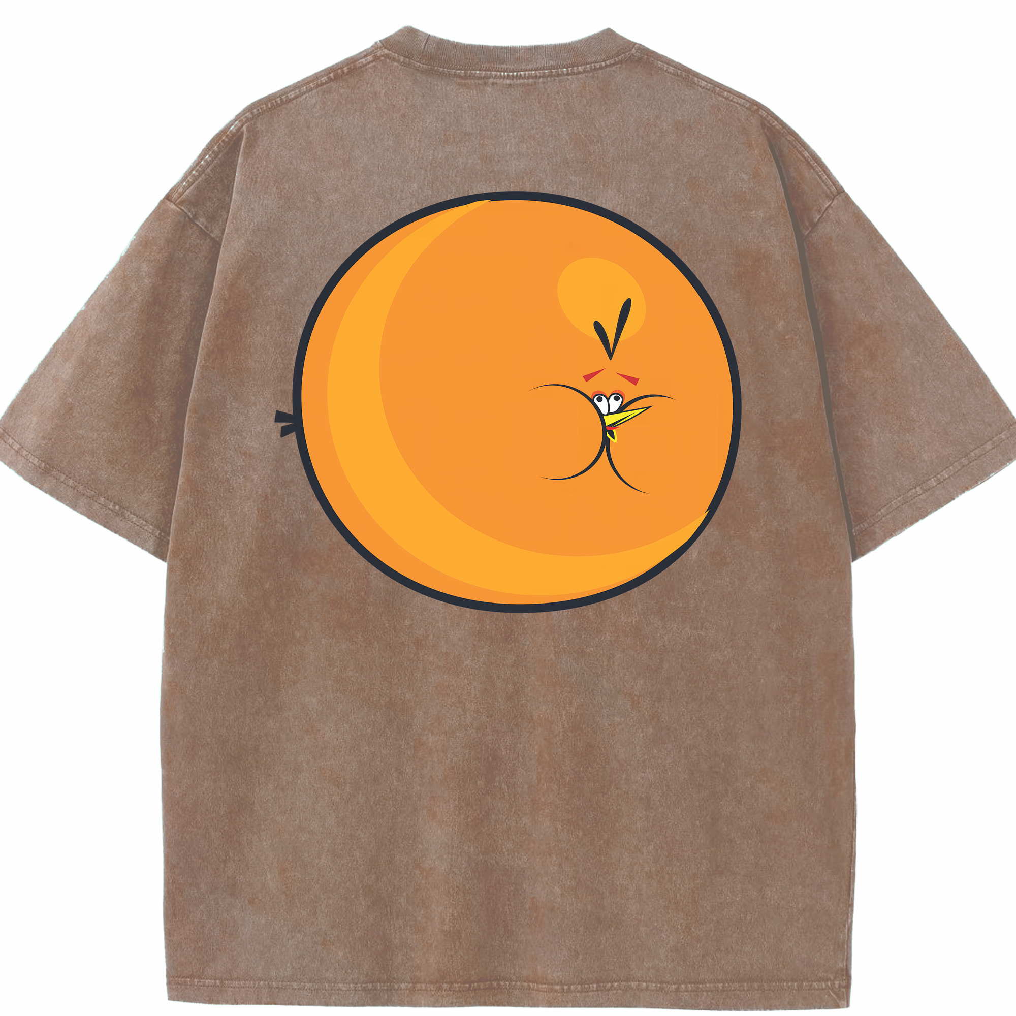 （画像用） Angry Birds アングリーバード 綿100% ヴィンテージ風 半袖Tシャツ（背面プリント）