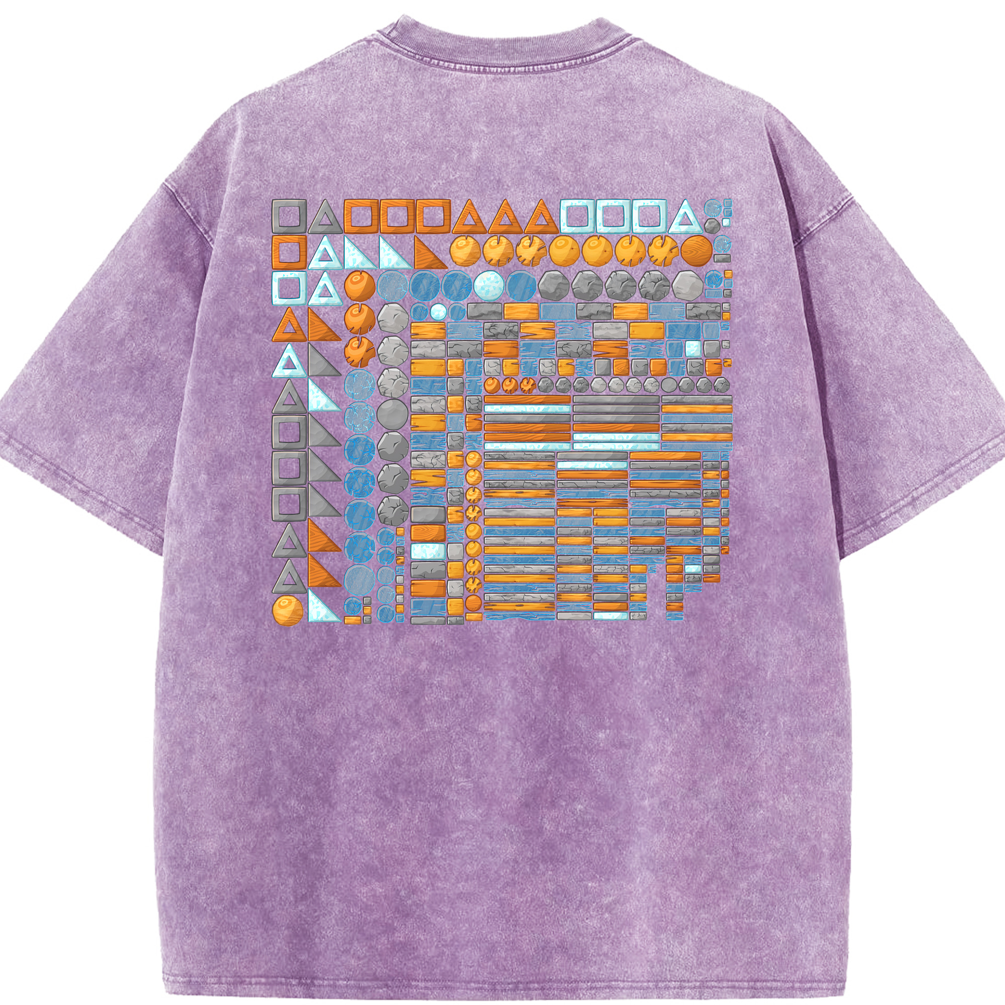 （画像用） Angry Birds アングリーバード 綿100% ヴィンテージ風 半袖Tシャツ（背面プリント）