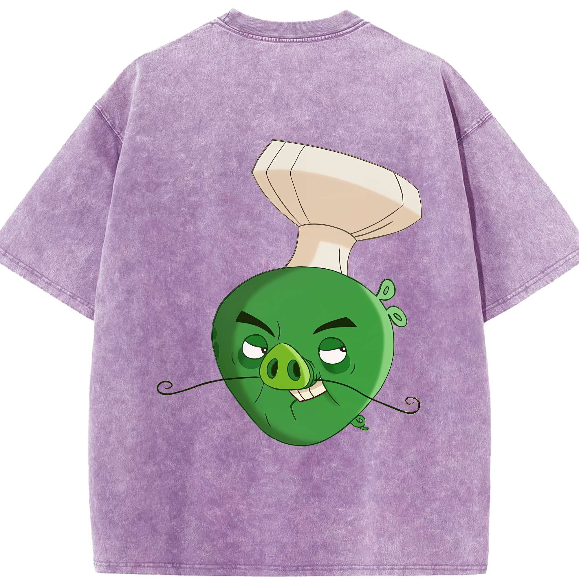 （画像用） Angry Birds アングリーバード 綿100% ヴィンテージ風 半袖Tシャツ（背面プリント）