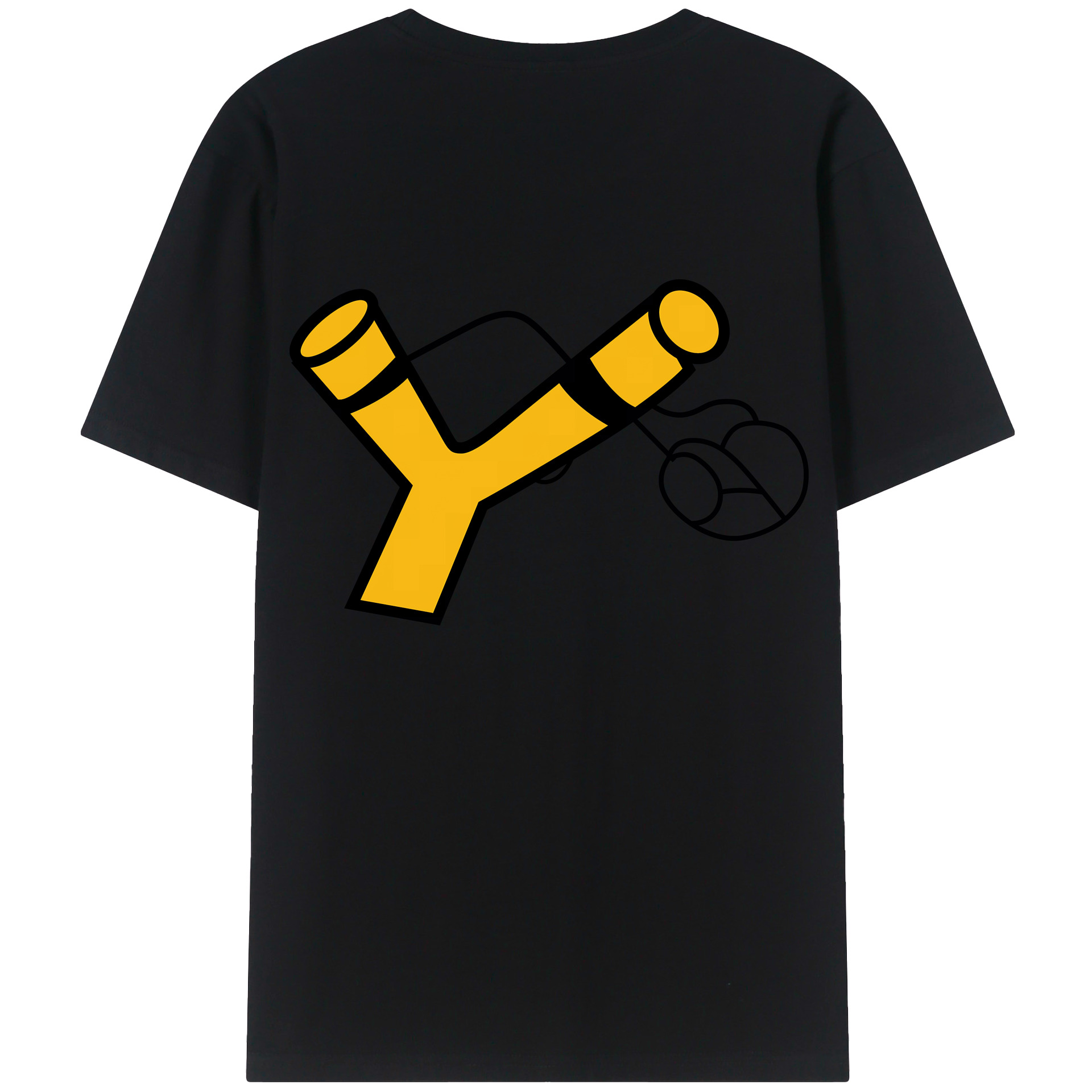 （画像用） Angry Birds アングリーバード 綿100％ メンズ半袖Tシャツ（バックプリント） 通気性