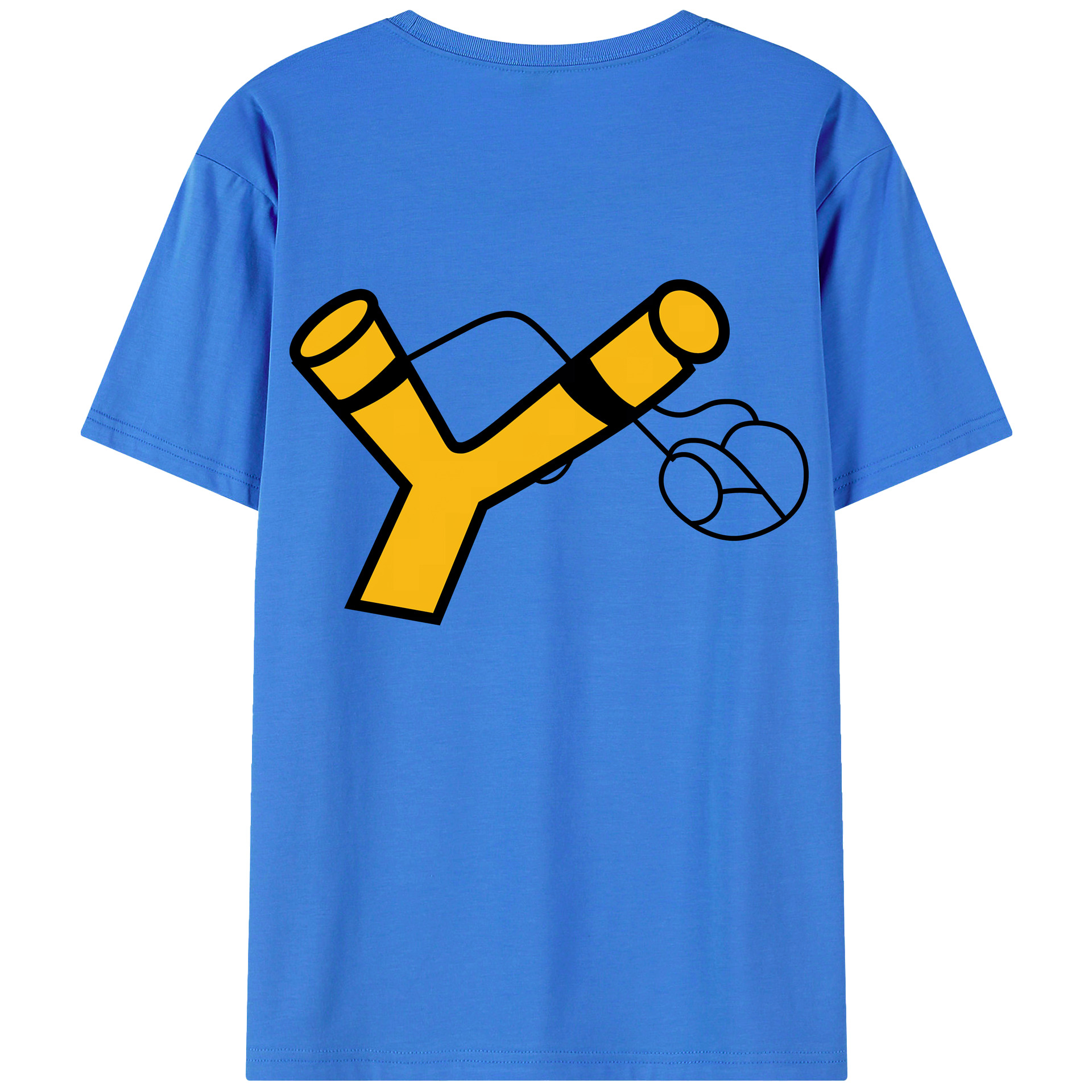 （画像用） Angry Birds アングリーバード 綿100％ メンズ半袖Tシャツ（バックプリント） 通気性