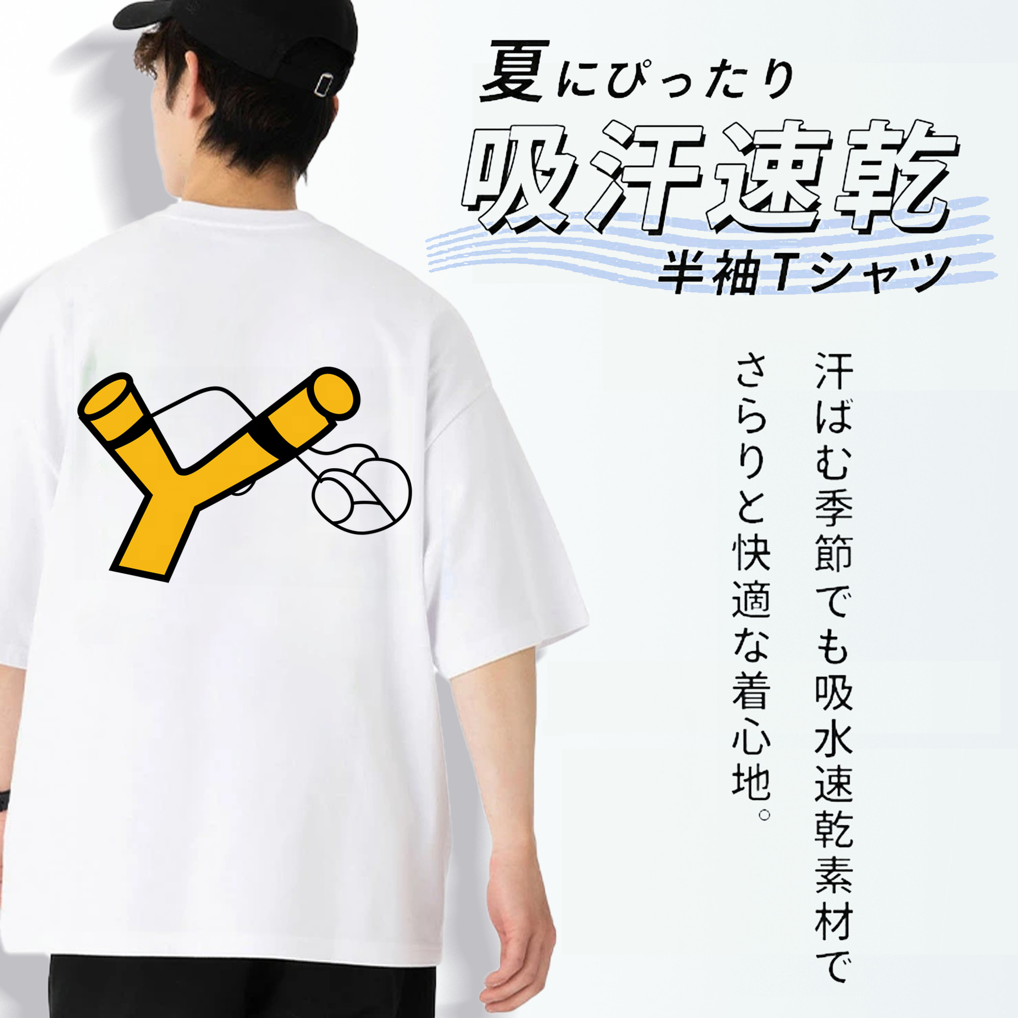 Angry Birds アングリーバード 綿100％ メンズ半袖Tシャツ（バックプリント） 通気性