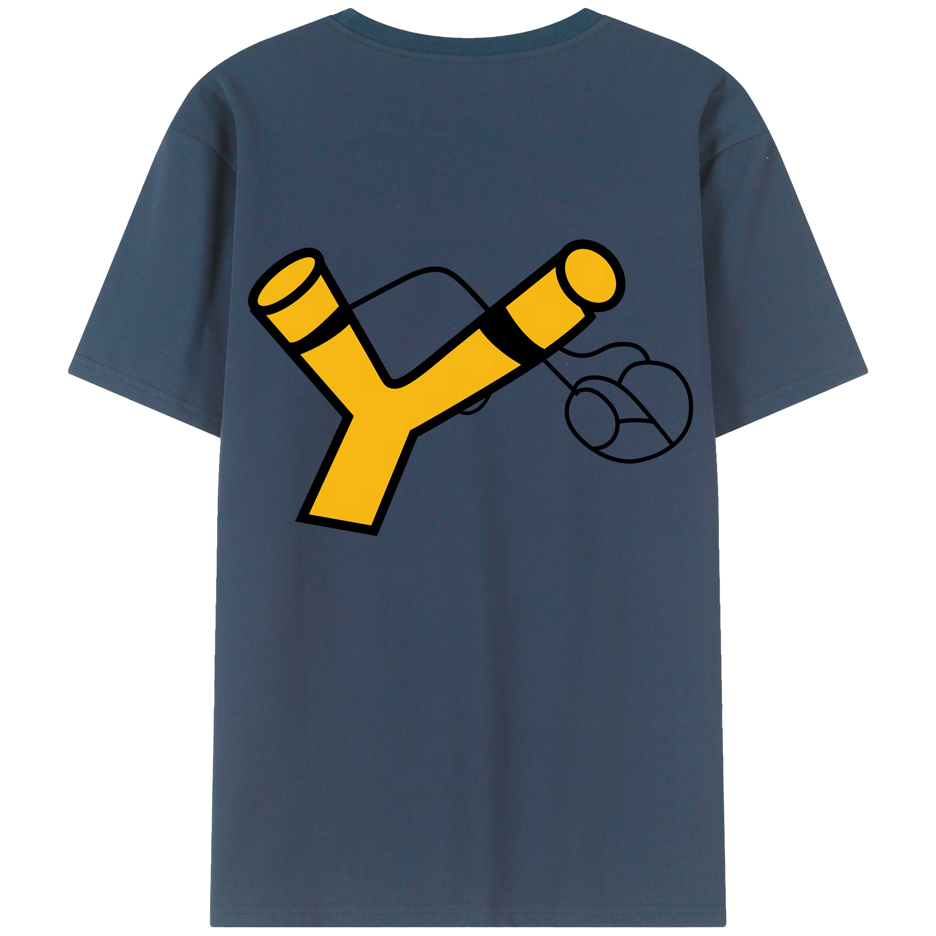 （画像用） Angry Birds アングリーバード 綿100％ メンズ半袖Tシャツ（バックプリント） 通気性